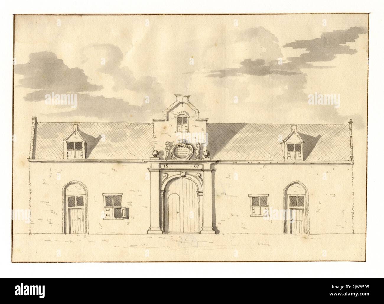 Portrait de groupe d'un certain nombre de (Utrecht?) Clergé catholique romain, y compris le troisième à partir de la gauche Dr. F. Thijssen (plus tard pasteur à Maartensdijk), debout deuxième à partir de la droite S.C.I. van Nuenen (Augustinus paroisse Utrecht) .n.b. La personne debout à droite est possible m.. Dr D. Beaufort. Cette photo a peut-être été prise lors du séminaire Rijsenburg à Driebergen-Rijsenburg. Banque D'Images