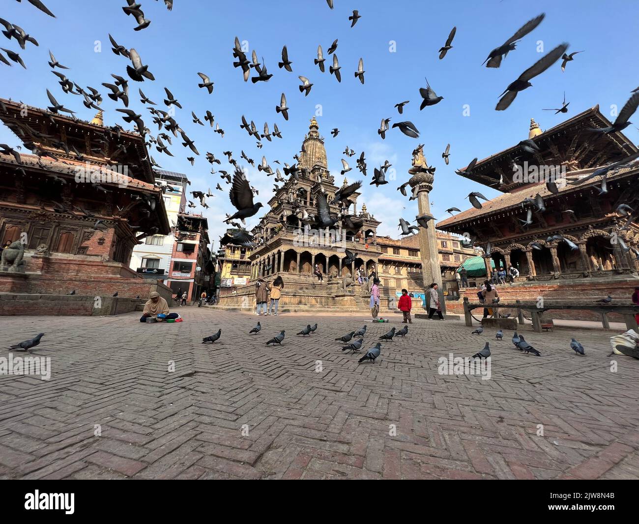 Place Patan Dunbar, Katmandou, Népal Banque D'Images