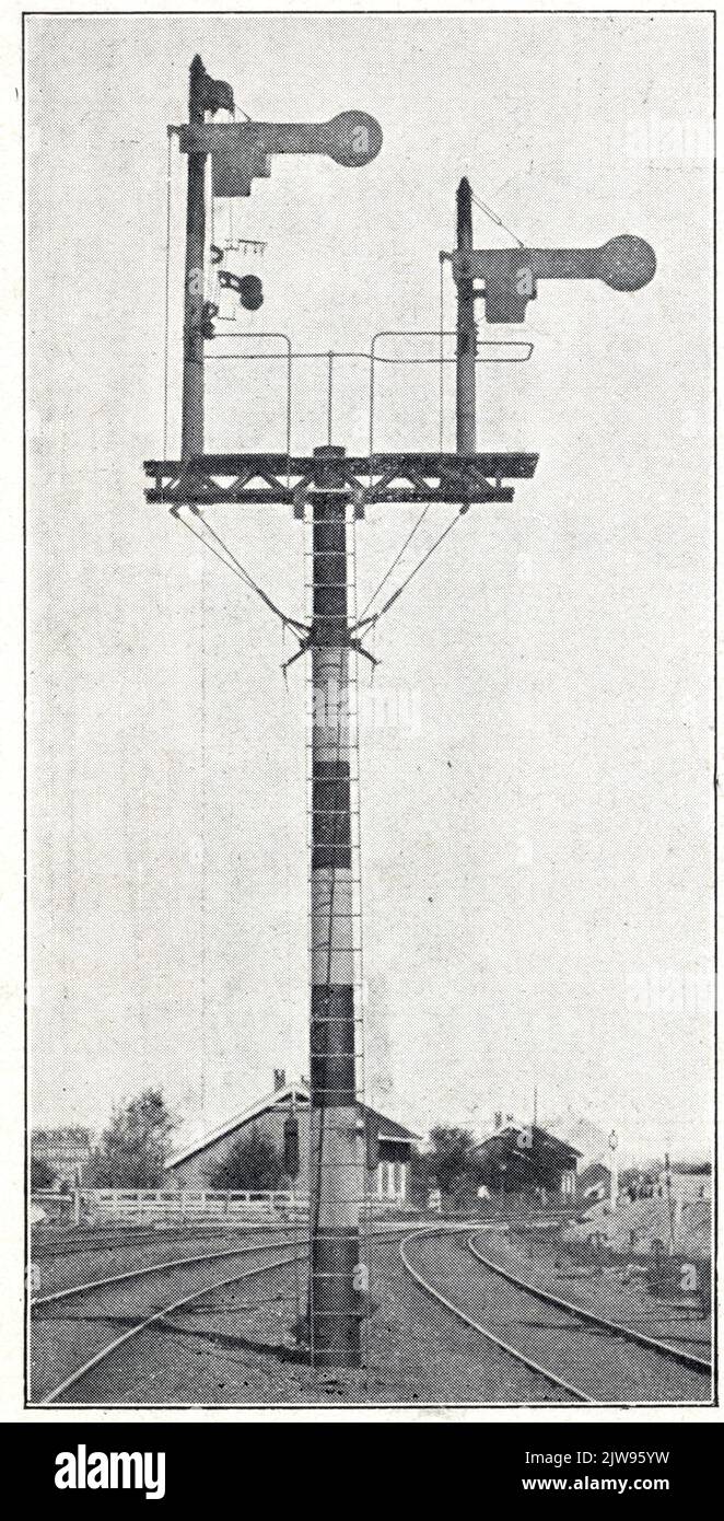 Image d'un signal d'atterrissage du H.S.M. Banque D'Images