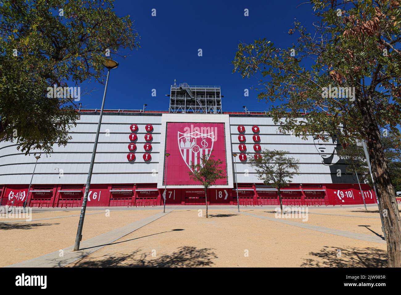 Séville, Espagne. 03rd septembre 2022. Stade pendant le match de la Ligue entre le FC Séville et le FC Barcelone au stade Ramon Sanchez Pizjuan à Séville, Espagne. Crédit : DAX Images/Alamy Live News Banque D'Images