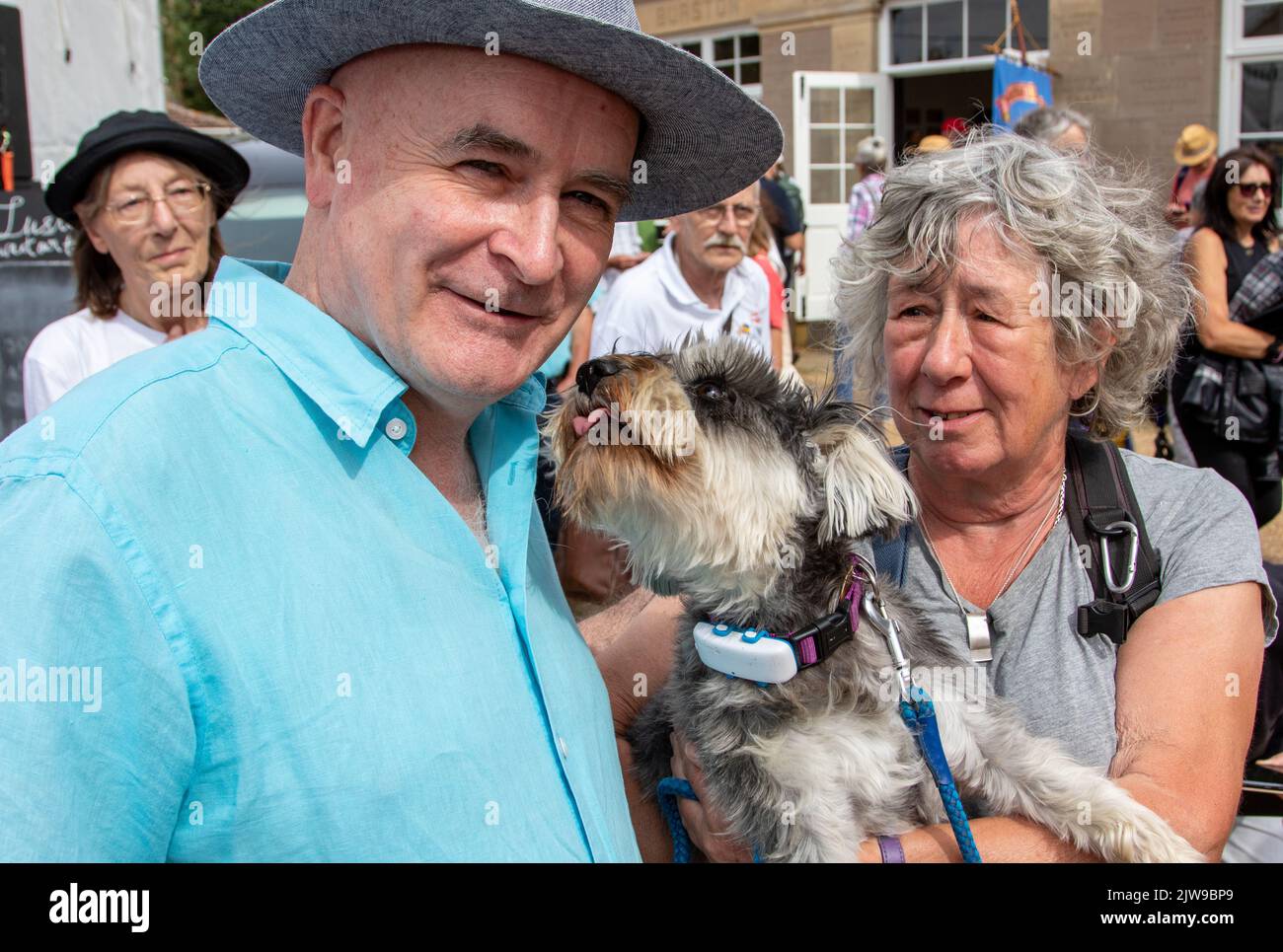 Le secrétaire général du syndicat RMT Mick Lynch participe au rassemblement annuel de l'école Burston à Norfolk pour faire une épiété. Banque D'Images