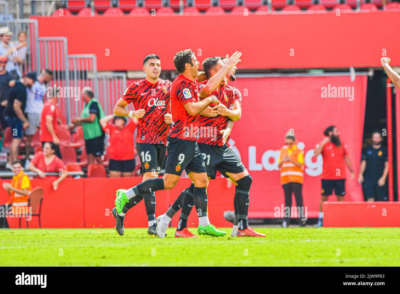 MALLORCA, ESPAGNE - SEPTEMBRE 3: Antonio Raillo du RCD Mallorca entre le RCD Mallorca et Gérone CF de la Liga Santander sur 3 septembre 2022 à visiter le stade de Majorque son Moix à Majorque, Espagne. (Photo de Samuel Carreño/ PX Images) Banque D'Images