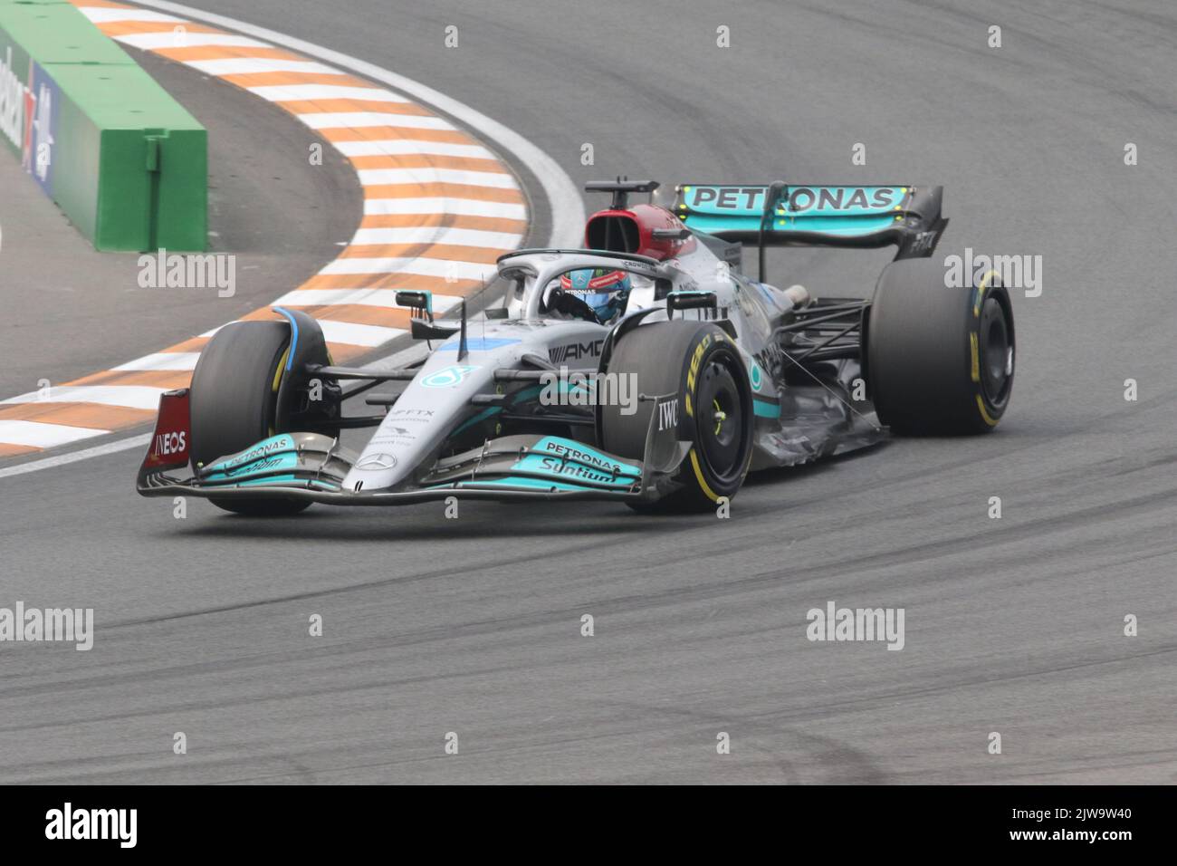 ZANDVOORT, pays-Bas. , . Dans Zandvoort, #63, George RUSSEL, GBR, Mercedes AMG F1 Team, Mercedes-AMG F1 W13 E Performance, - photo copyright: Arthur THILL/ATP images crédit: SPP Sport Press photo. /Alamy Live News Banque D'Images