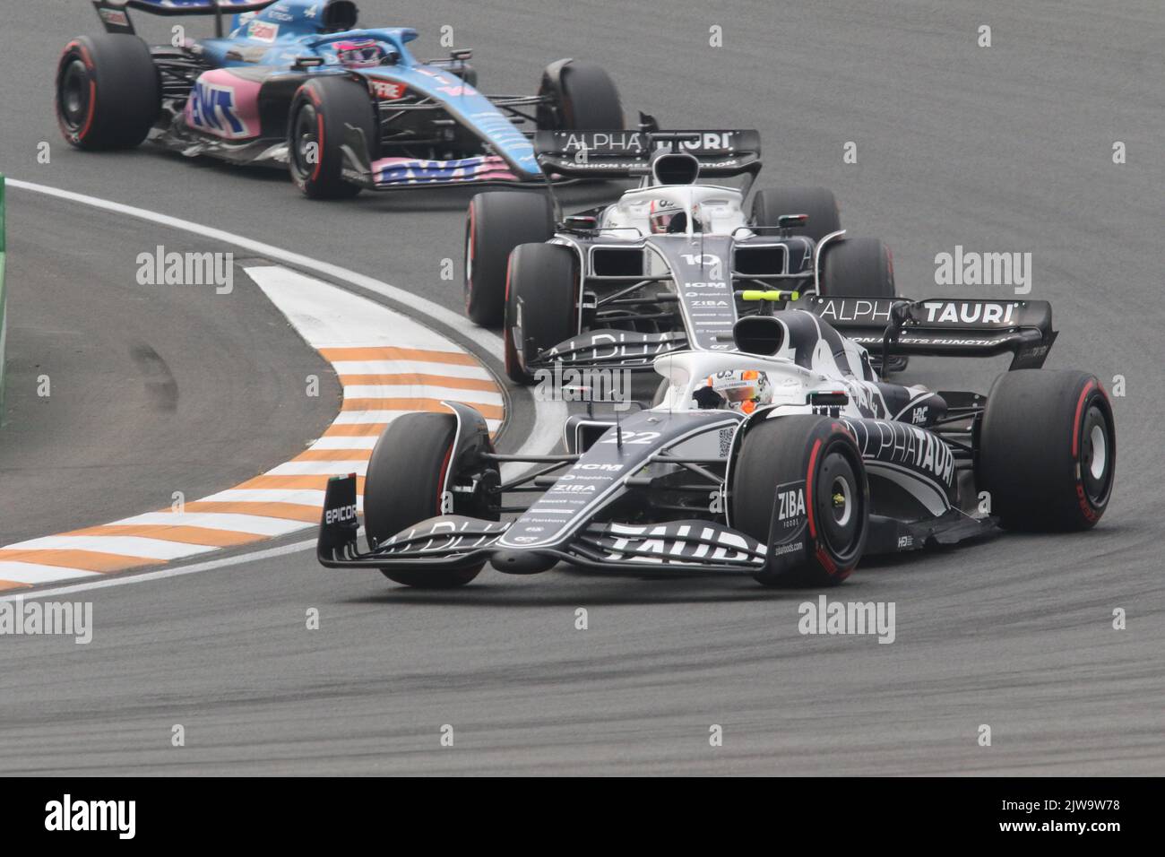 ZANDVOORT, pays-Bas. , . Dans Zandvoort, #22, Yuki TSUNODA, JAP, Team Scuderia Alpha Tauri, AT02, HONDA, moteur RA620, - photo copyright: Arthur THILL/ATP images crédit: SPP Sport Press photo. /Alamy Live News Banque D'Images