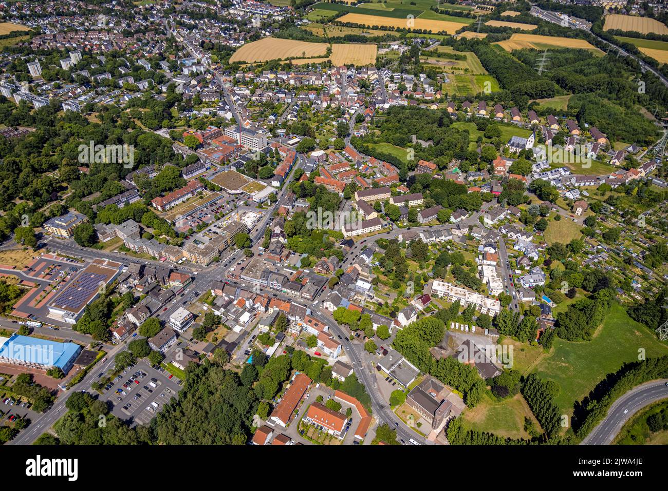 Voir district frohlinde avec centre commercial frohlinder strasse