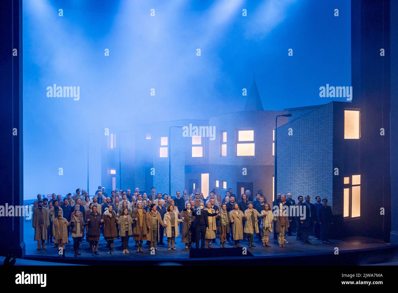 Rideau d'appel à Wagner The Flying Dutchman, Bayreuth Opera Festival 2022, Bavière, Allemagne Banque D'Images