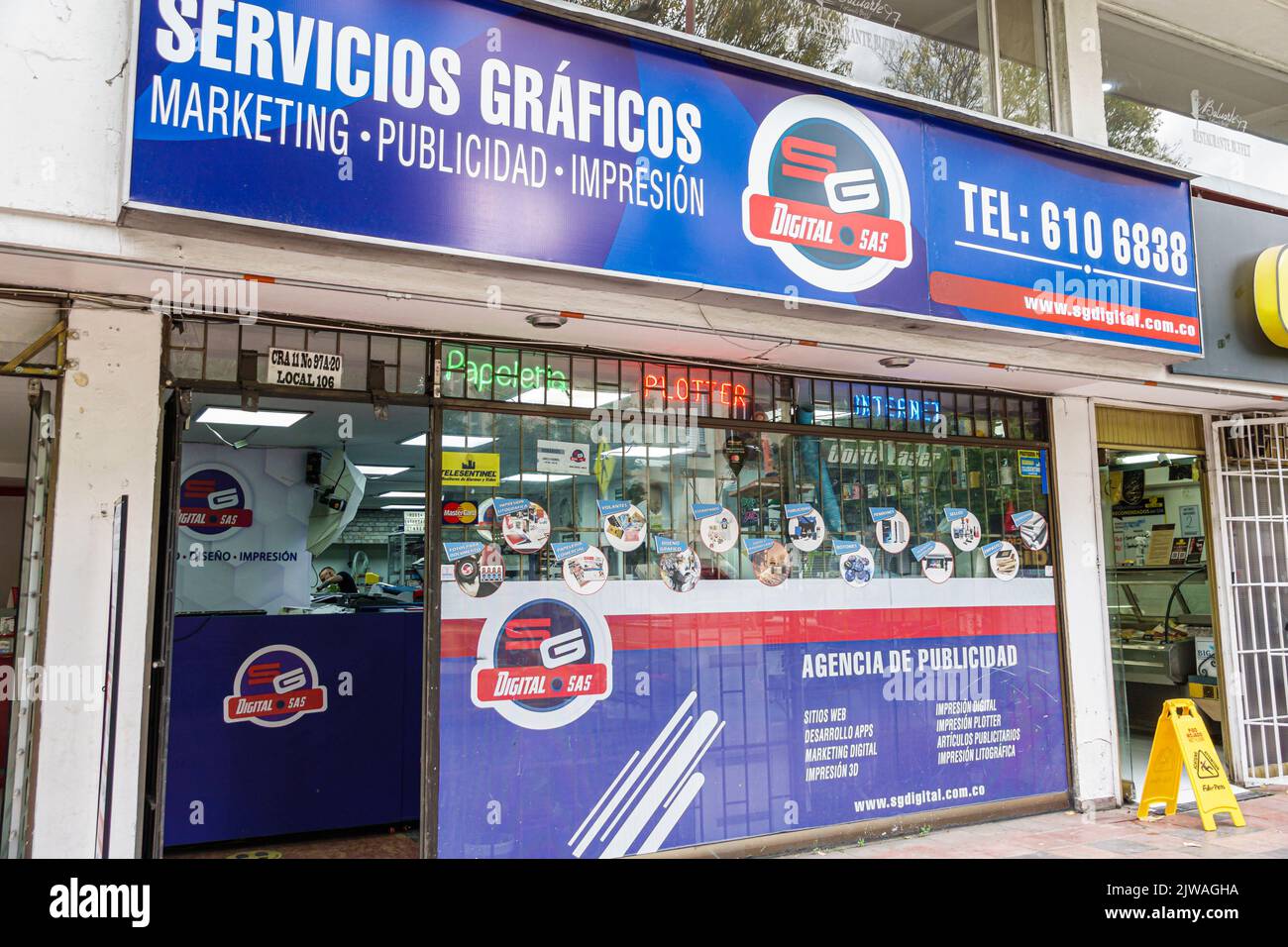 Bogota Colombie,El Chico Carrera 11,magasin commerces entreprises magasins marché marchés vente achats shopping,colombienne Banque D'Images