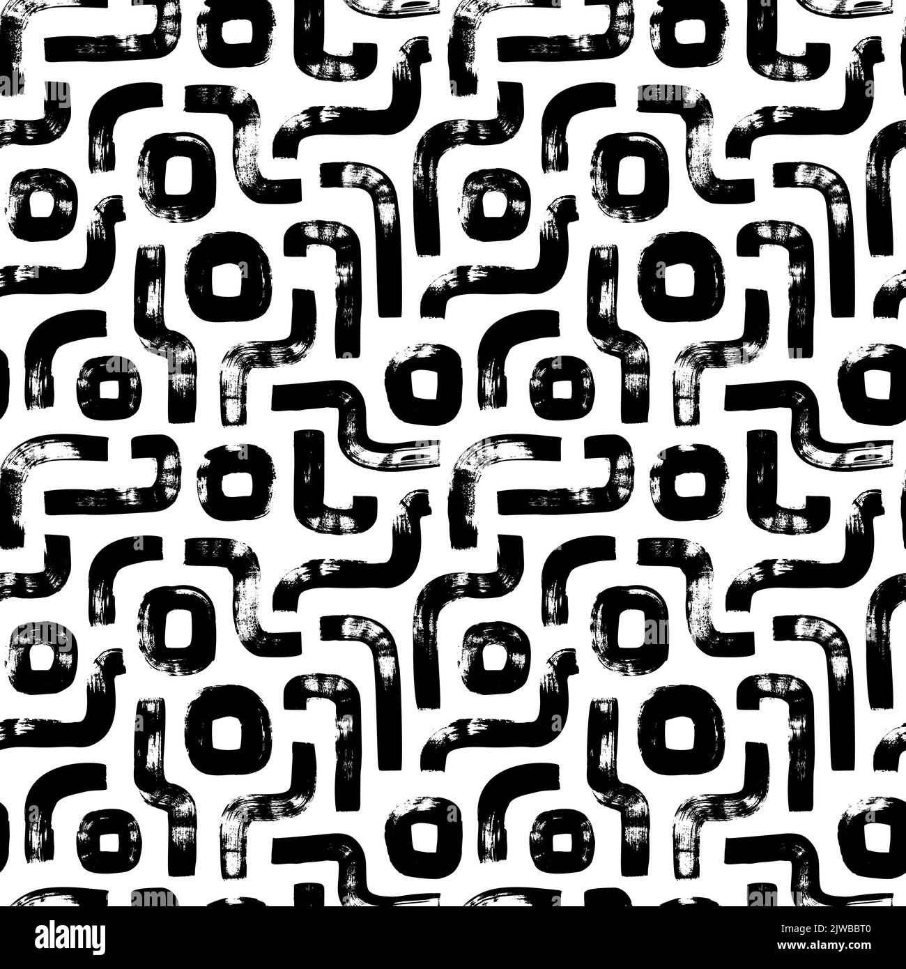 Formes géométriques et motif sans couture de style rétro. Illustration de Vecteur