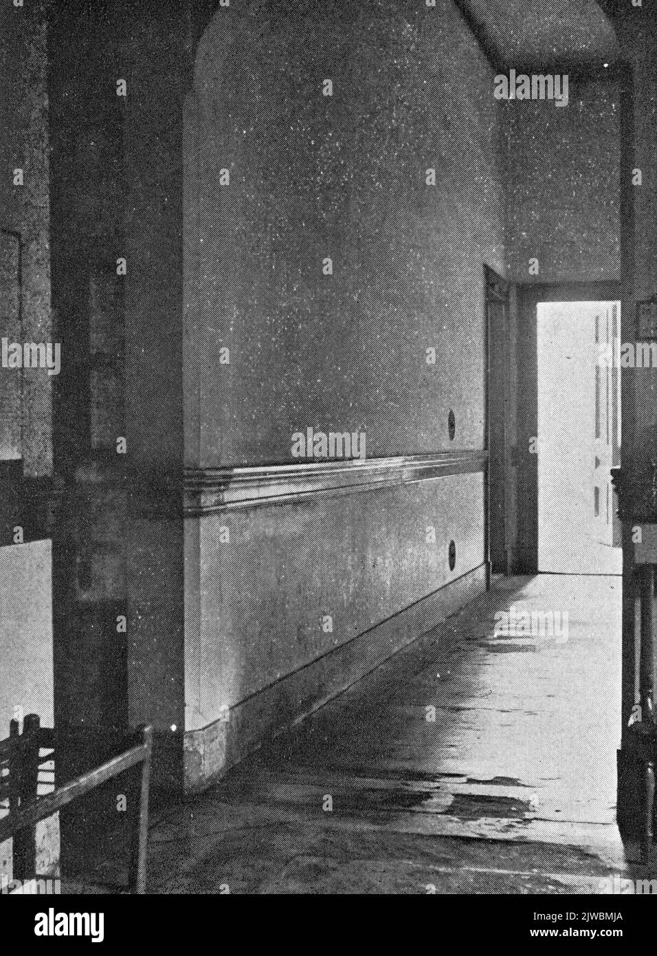 Face dans l'attente pour les étudiants, dans la clinique chirurgicale ambulatoire de l'Hôpital général (Catharyjnesingel 15) à Utrecht. Banque D'Images