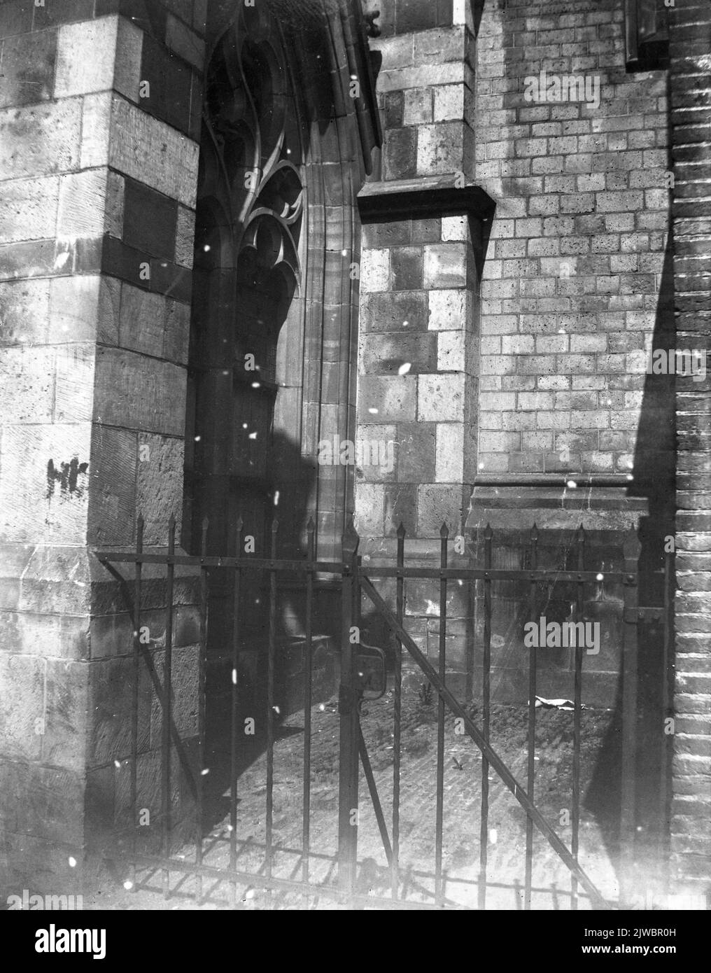 Détail du Domkerk (Domplein) à Utrecht. Banque D'Images