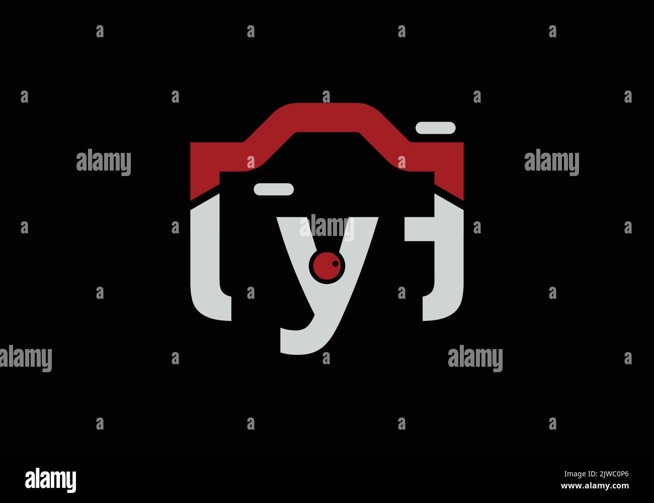 LYT photo initiale lettre logo lyt Design Vector Template l y t Letter logo Design Illustration de Vecteur