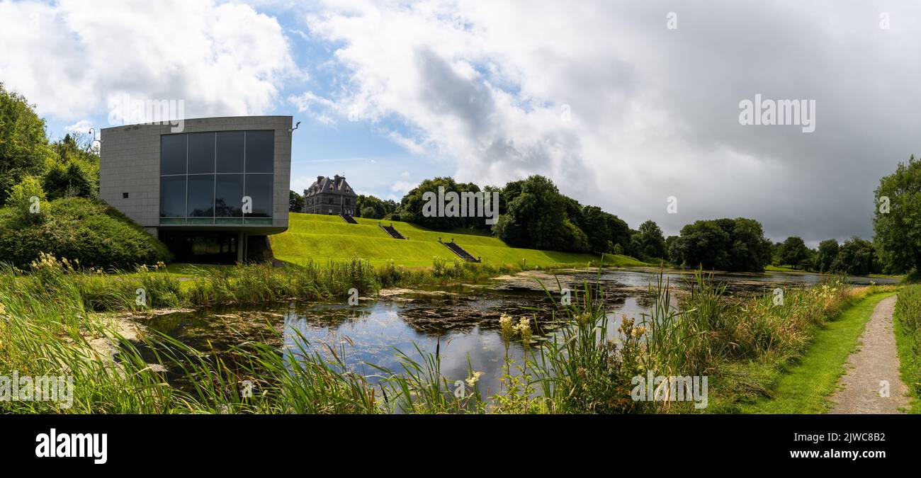 Turlough, Irlande - 23 juillet 2022 : vue panoramique du Musée national d'Irlande - vie de pays dans le village de Turlough sur le comté de Mayo Banque D'Images