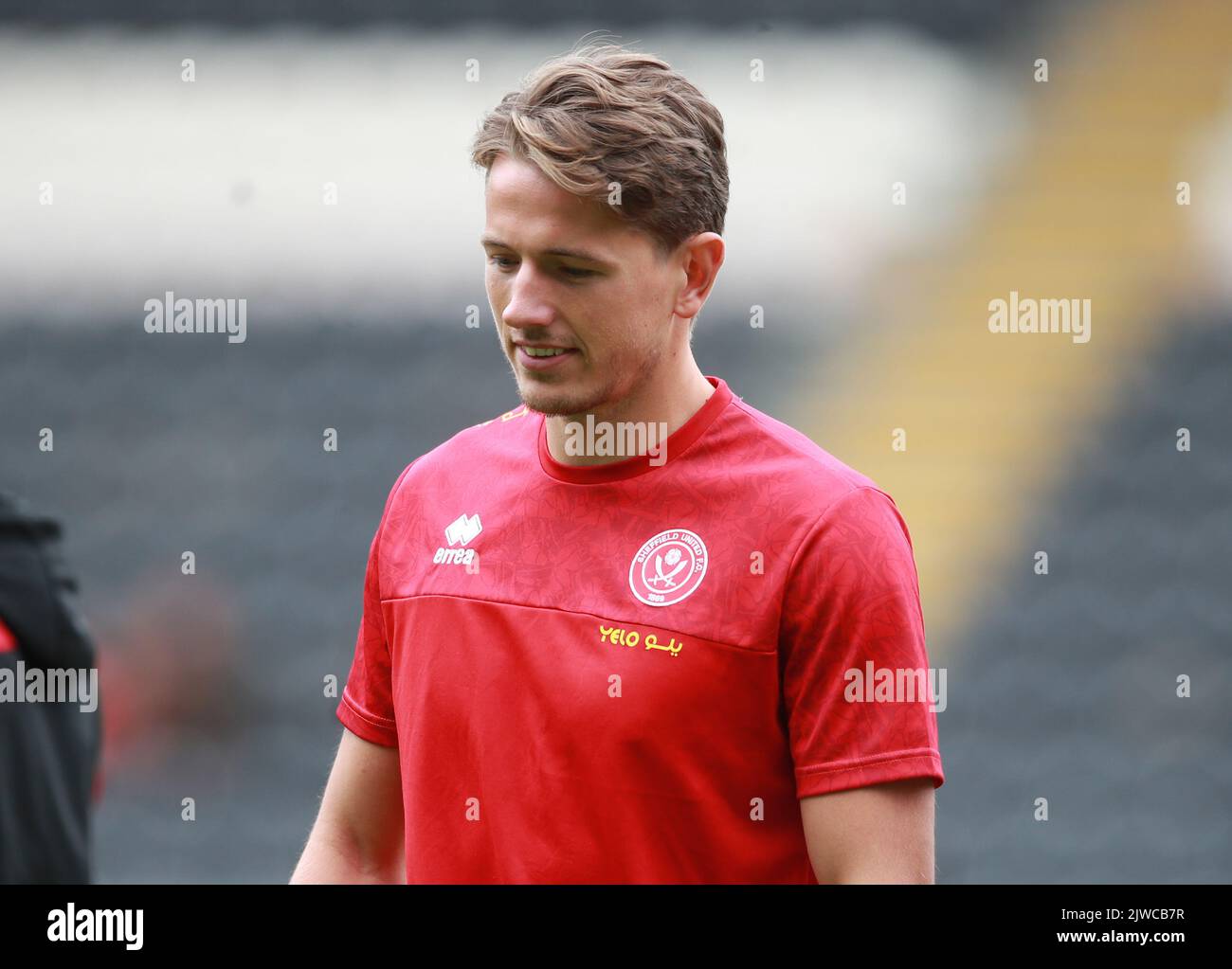 Kingston upon Hull, Royaume-Uni. 4th septembre 2022. Sander Berge de Sheffield Utd lors du match de championnat Sky Bet au MKM Stadium, Kingston upon Hull. Le crédit photo doit être lu: Simon Bellis/Sportimage crédit: Sportimage/Alay Live News Banque D'Images