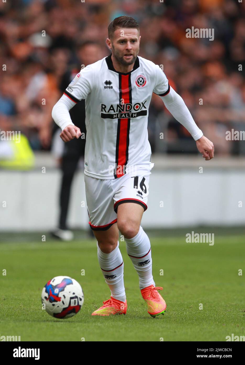 Kingston upon Hull, Royaume-Uni. 4th septembre 2022. Oliver Norwood de Sheffield Utd lors du match de championnat Sky Bet au MKM Stadium, Kingston upon Hull. Le crédit photo doit être lu: Simon Bellis/Sportimage crédit: Sportimage/Alay Live News Banque D'Images