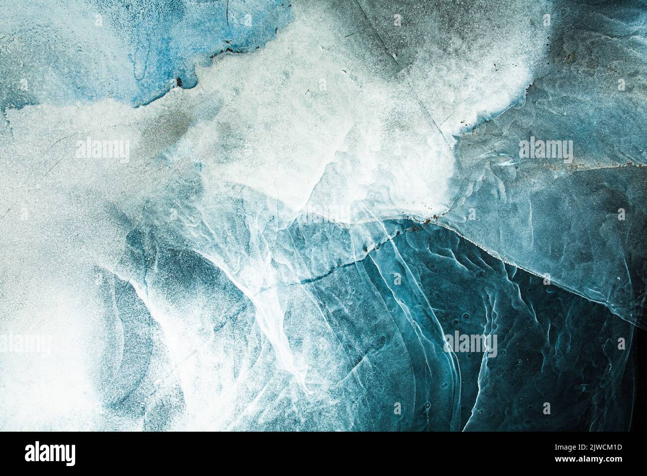 fond marbre alcool encre eau bleu gris Banque D'Images