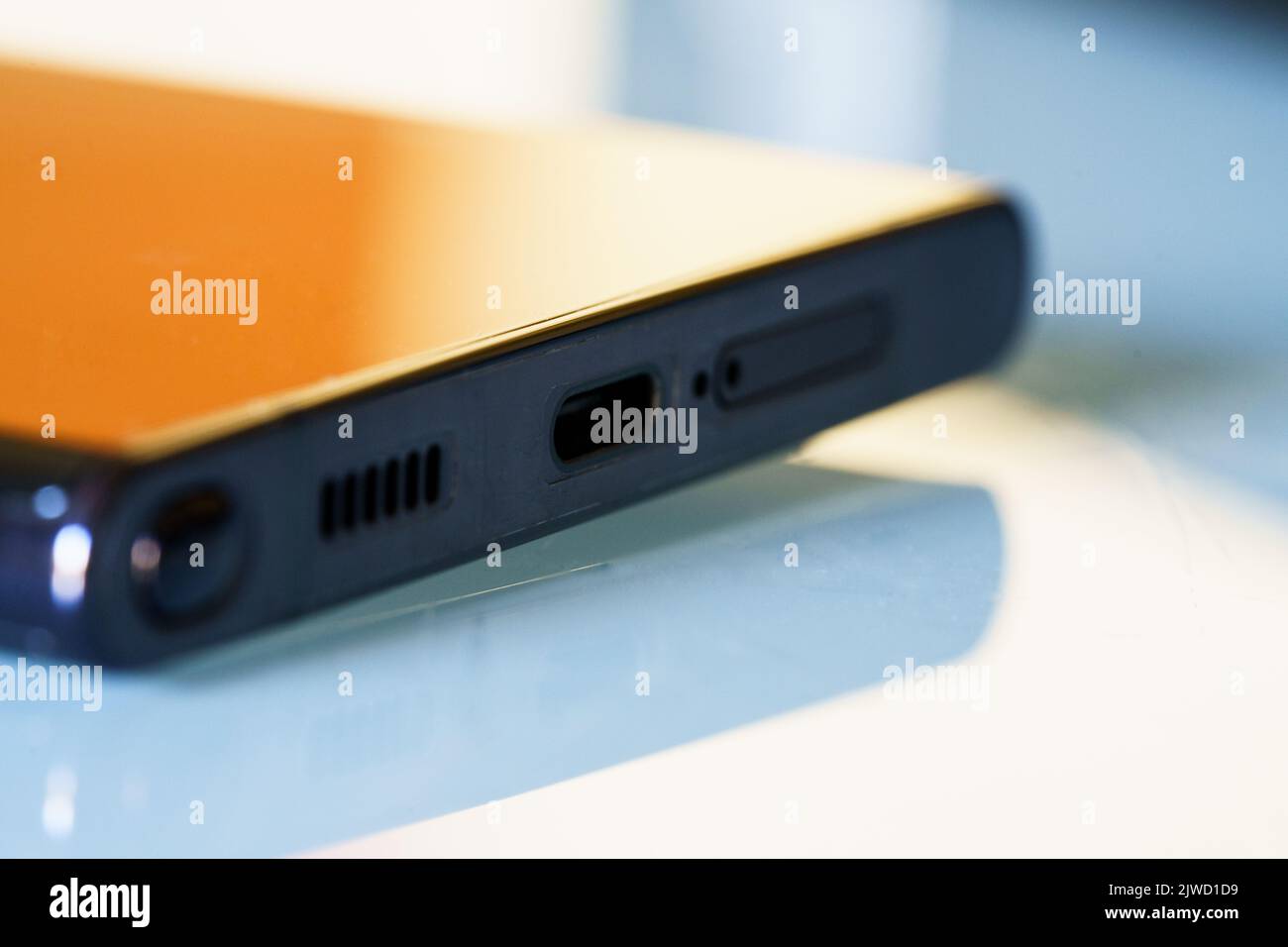 Grenade, Andalousie, Espagne, 5th septembre 2022 - Nouveau Samsung Galaxy S22 Ultra. Smartphone Android avec stylet. Banque D'Images