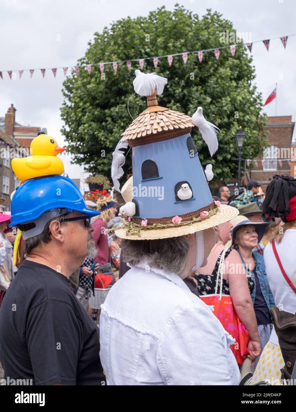 Festival de chapeau de Bridport Dorset 2022 Banque D'Images