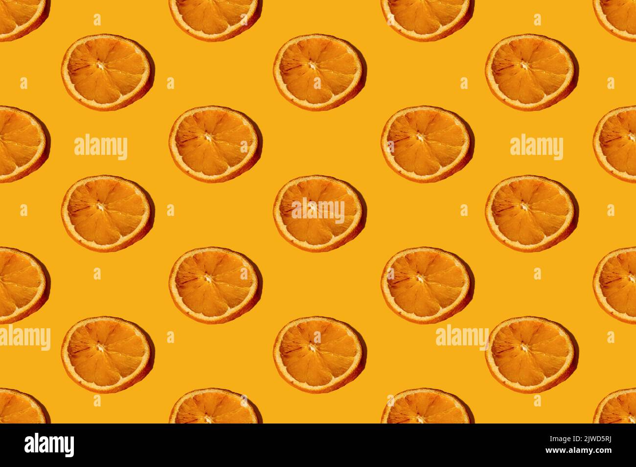 fond orange art motif sans couture agrumes Banque D'Images