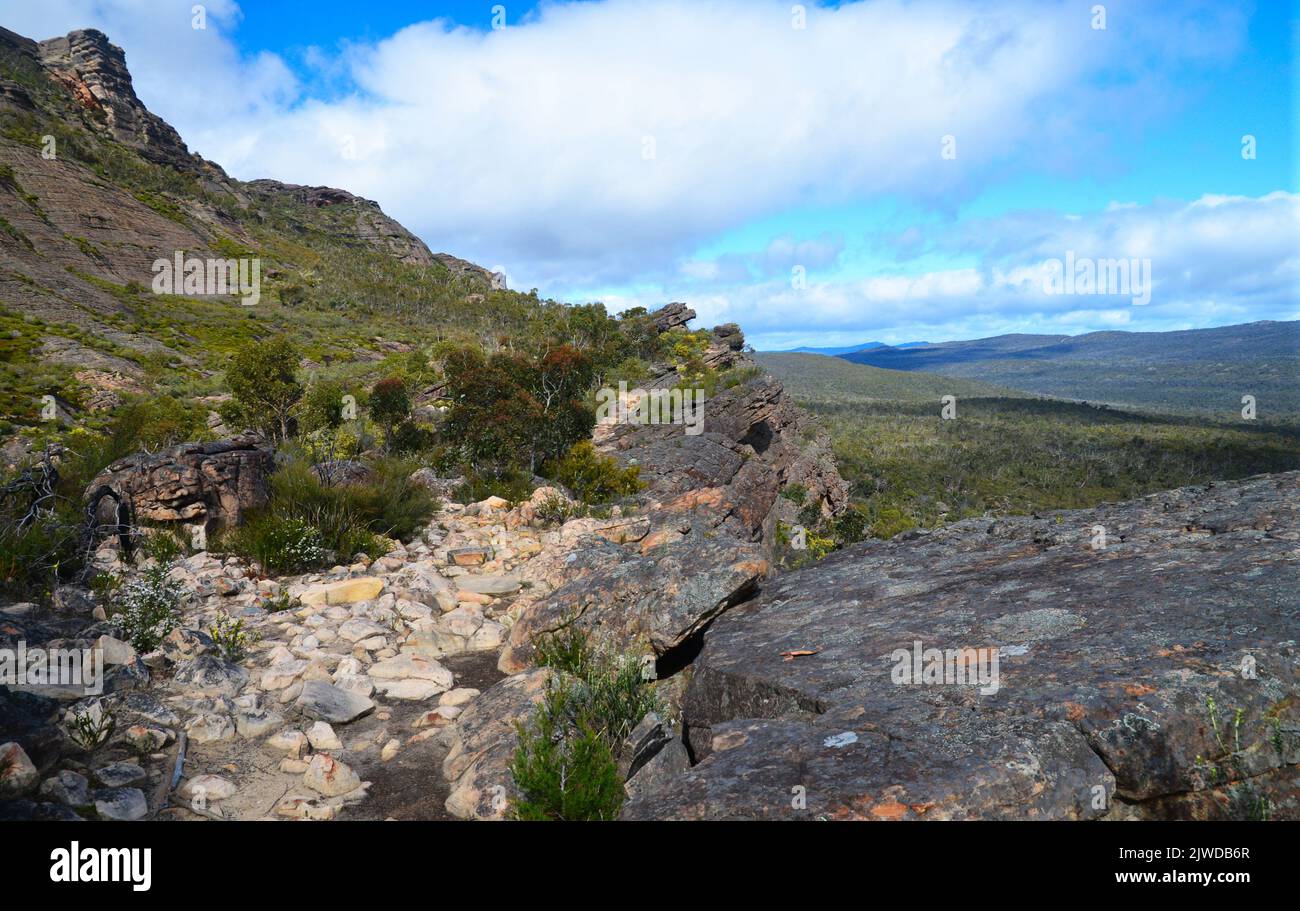 Briggs Bluff, les Grampians Banque D'Images