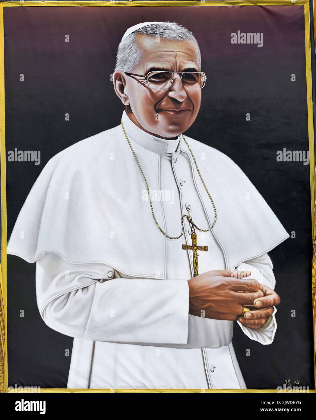 Carte Ancienne Du Pape Jean Paul Ier – 10 X 14,5 Cm – Italie 1970
