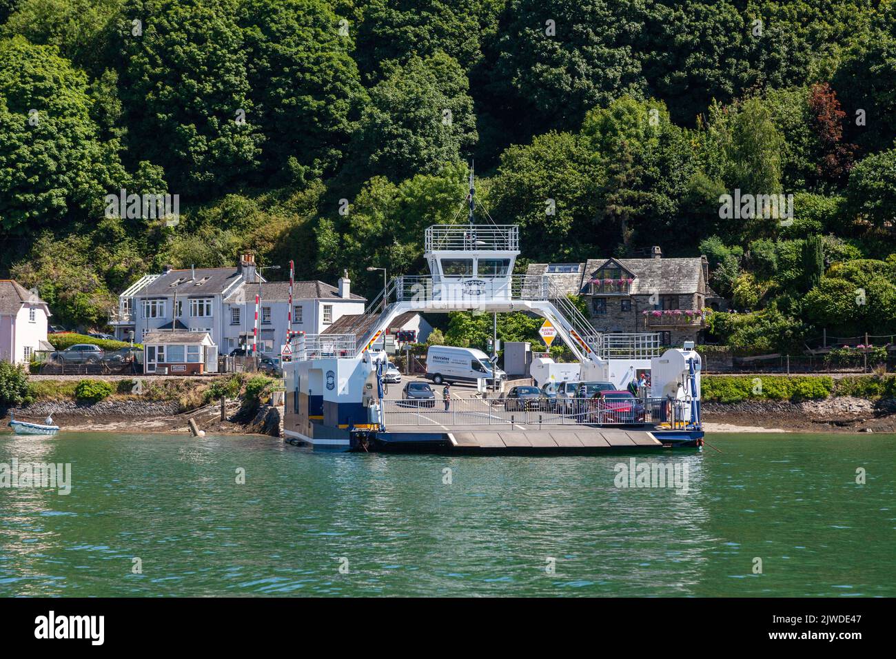Les wagons de Dartmouth à Kingjure à chargement plus élevé. Banque D'Images