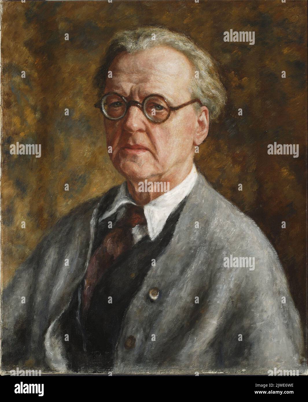 Autoportrait. Pankiewicz, Józef (1866-1940), peintre Banque D'Images
