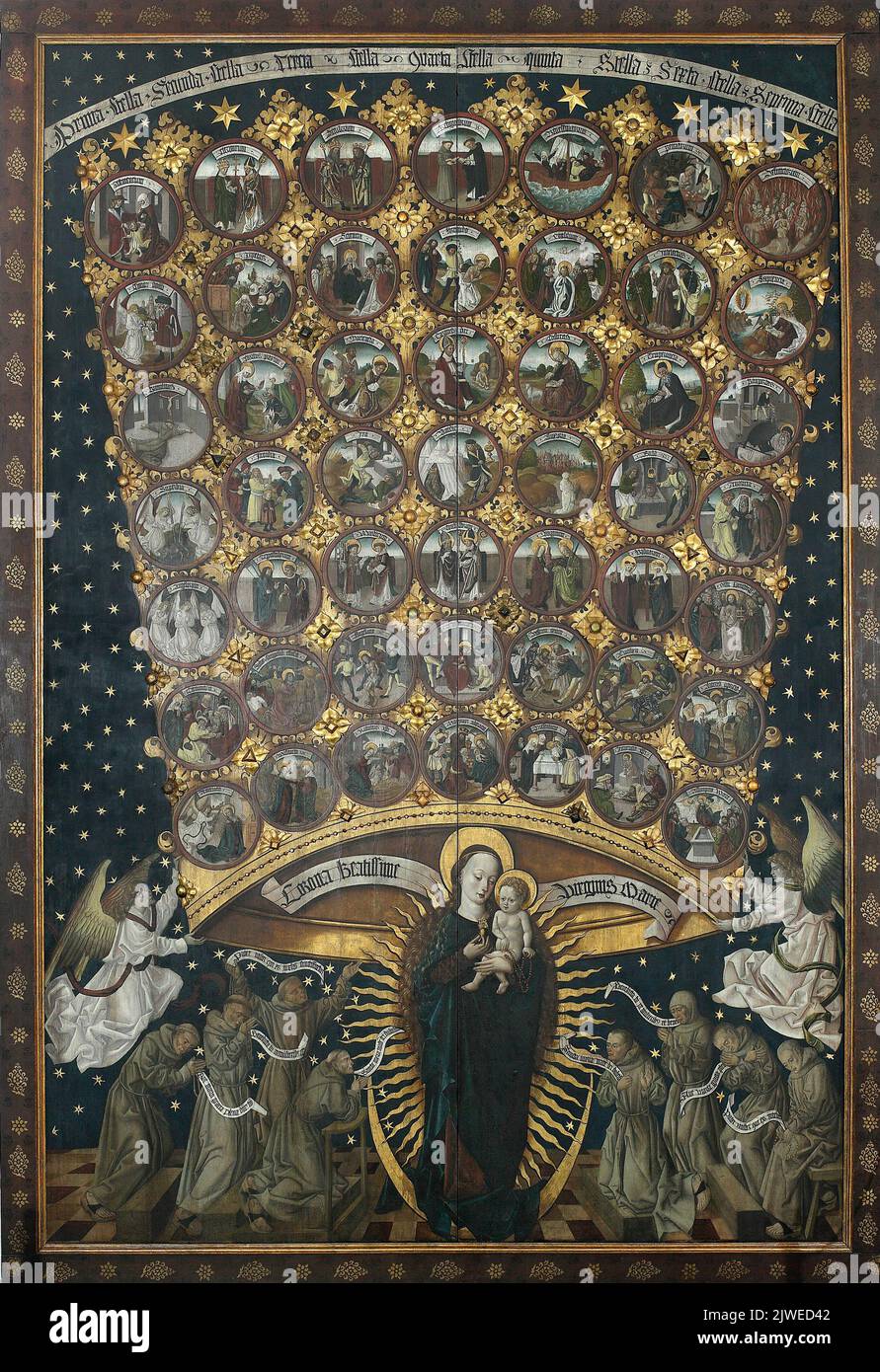 Corona beatissimae Virginis Mariae. Inconnu, peintre Banque D'Images