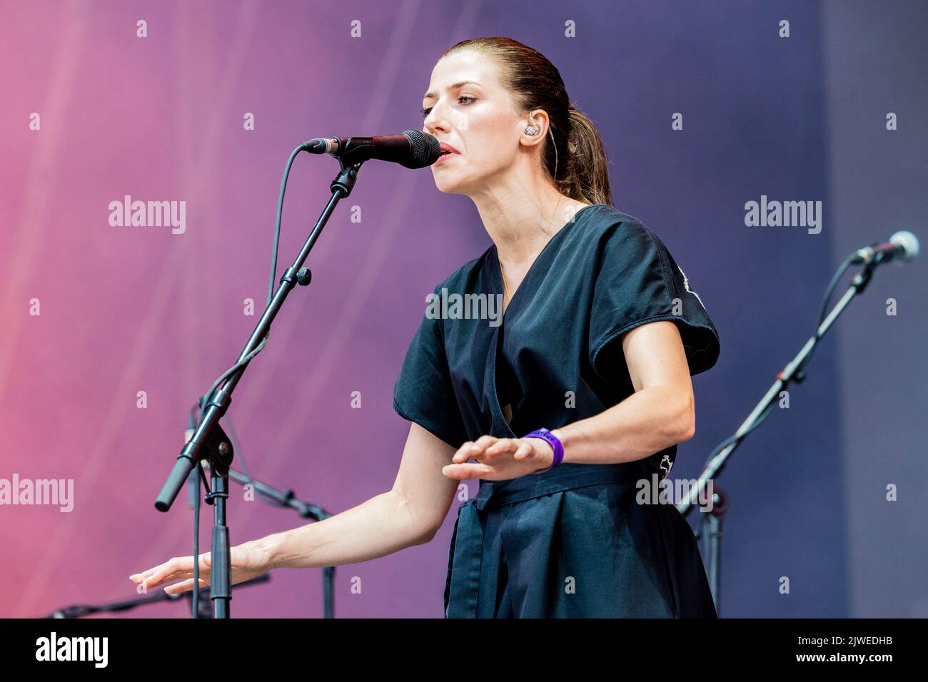 Saint-Cloud France 26 août 2022 Aldous Harding live at Rock en Seine Festival Day 2 Paris © Andrea Ripamonti / Alamy Banque D'Images