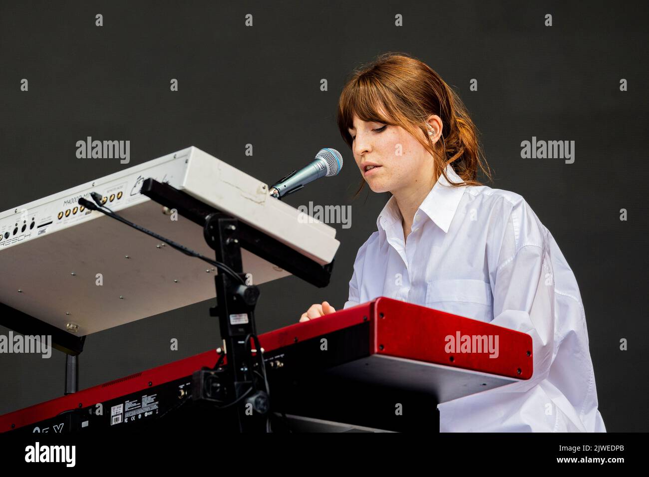 Saint-Cloud France 26 août 2022 Aldous Harding live at Rock en Seine Festival Day 2 Paris © Andrea Ripamonti / Alamy Banque D'Images