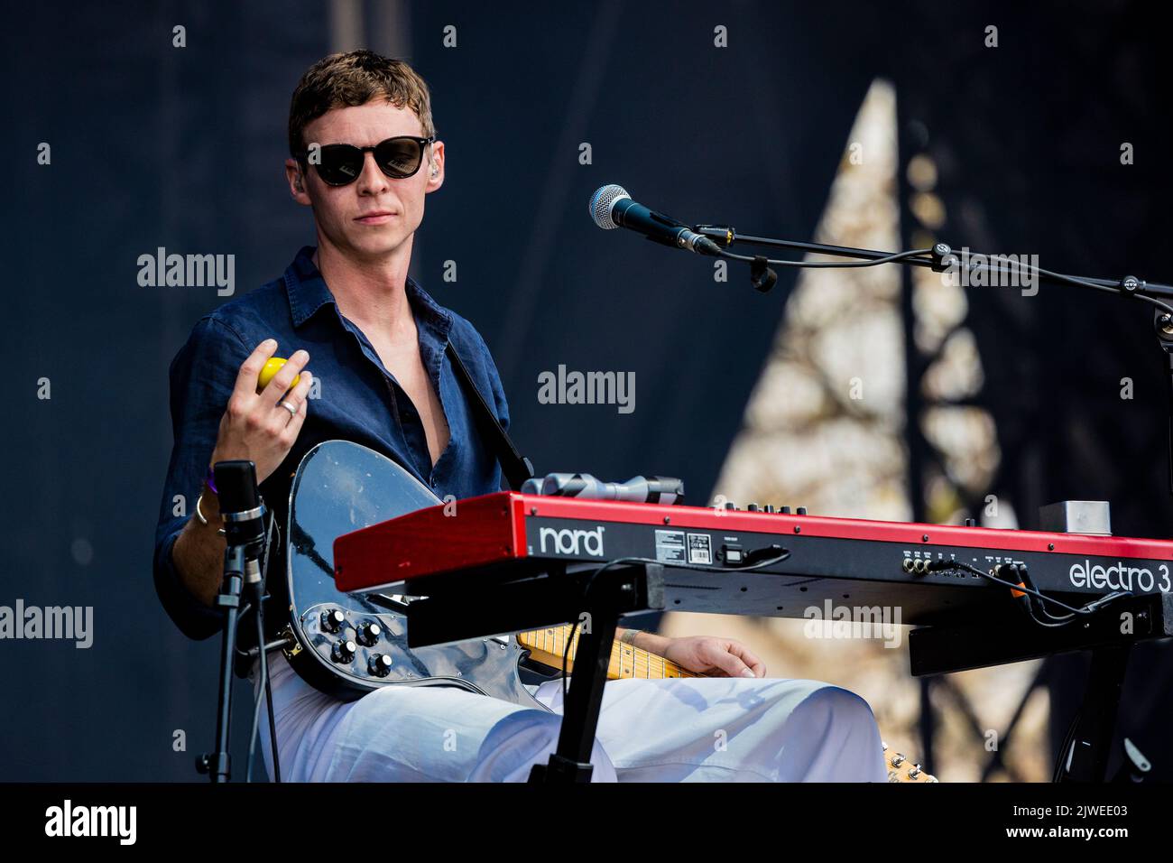 Saint-Cloud France 26 août 2022 Aldous Harding live at Rock en Seine Festival Day 2 Paris © Andrea Ripamonti / Alamy Banque D'Images