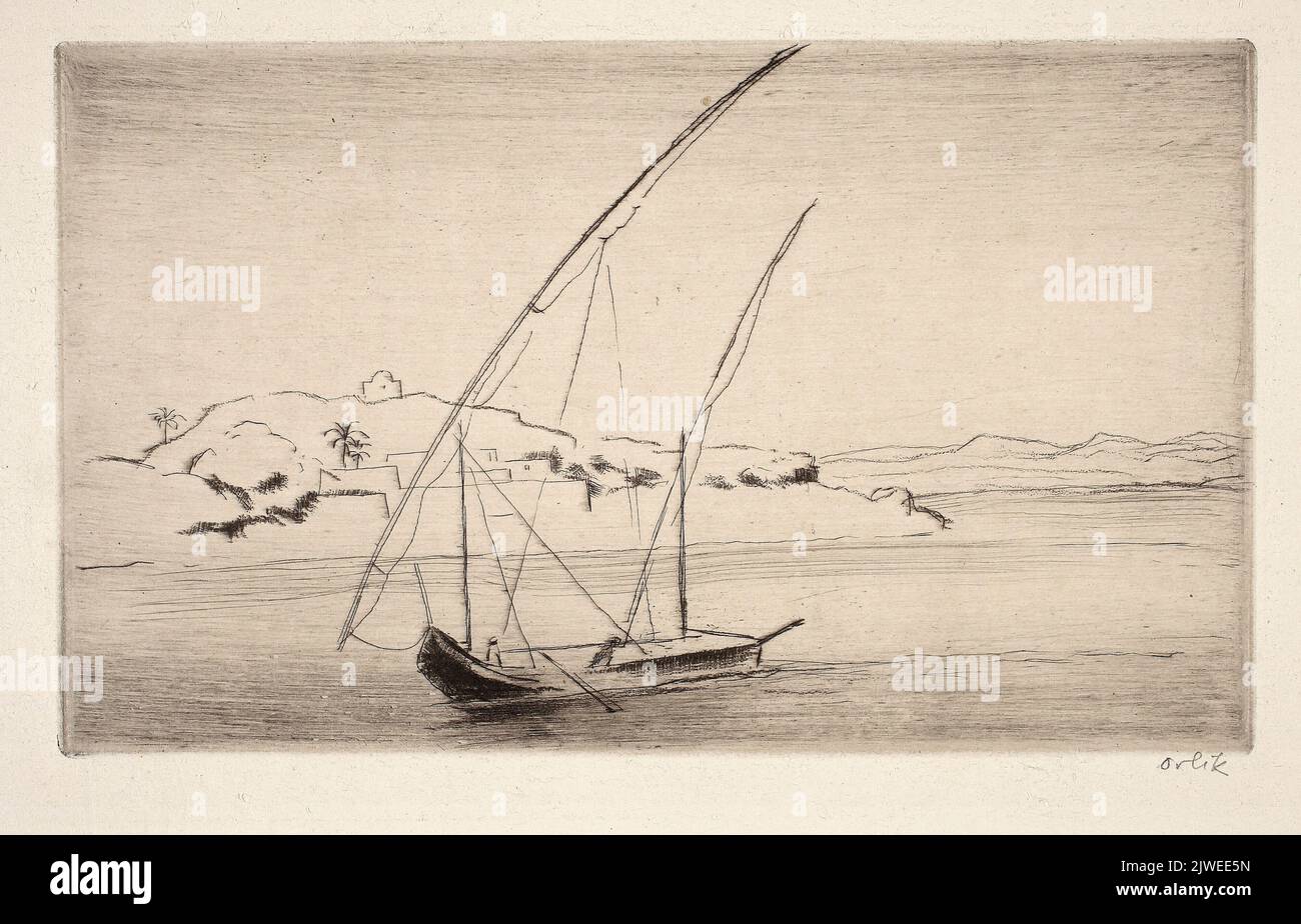 Nil. Orlik, Emil (1870-1932), graphiste Banque D'Images