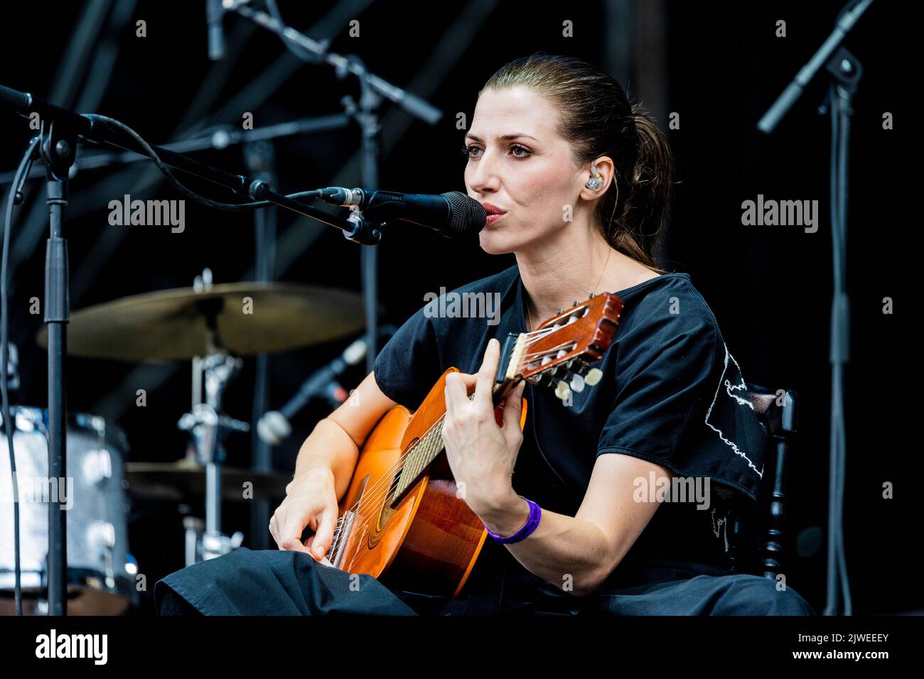 Saint-Cloud France 26 août 2022 Aldous Harding live at Rock en Seine Festival Day 2 Paris © Andrea Ripamonti / Alamy Banque D'Images