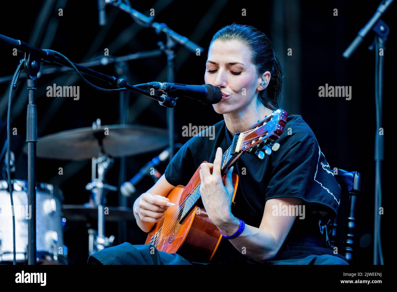 Saint-Cloud France 26 août 2022 Aldous Harding live at Rock en Seine Festival Day 2 Paris © Andrea Ripamonti / Alamy Banque D'Images