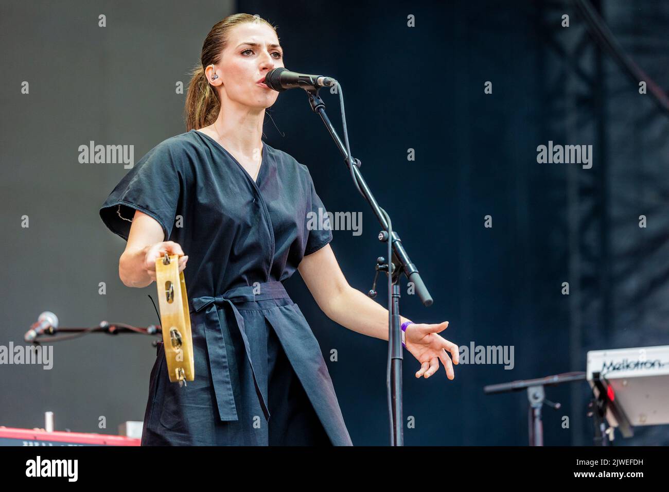 Saint-Cloud France 26 août 2022 Aldous Harding live at Rock en Seine Festival Day 2 Paris © Andrea Ripamonti / Alamy Banque D'Images