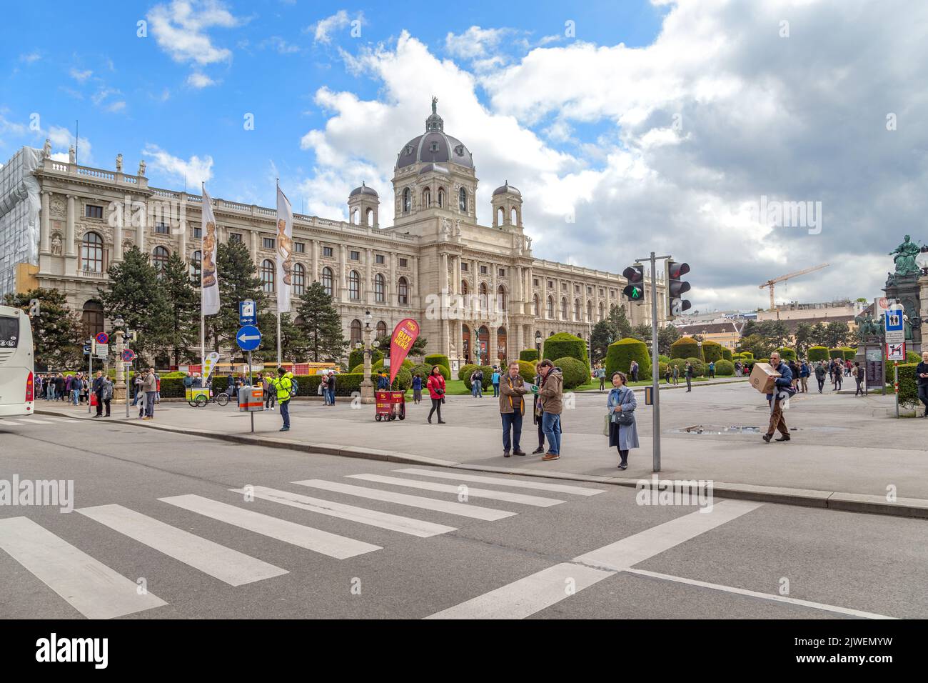 VIENNE, AUTRICHE - 16 MAI 2019 : c'est un bâtiment néo-Renaissance du Musée d'Histoire de l'Art sur la place de l'impératrice Maria Theresa. Banque D'Images