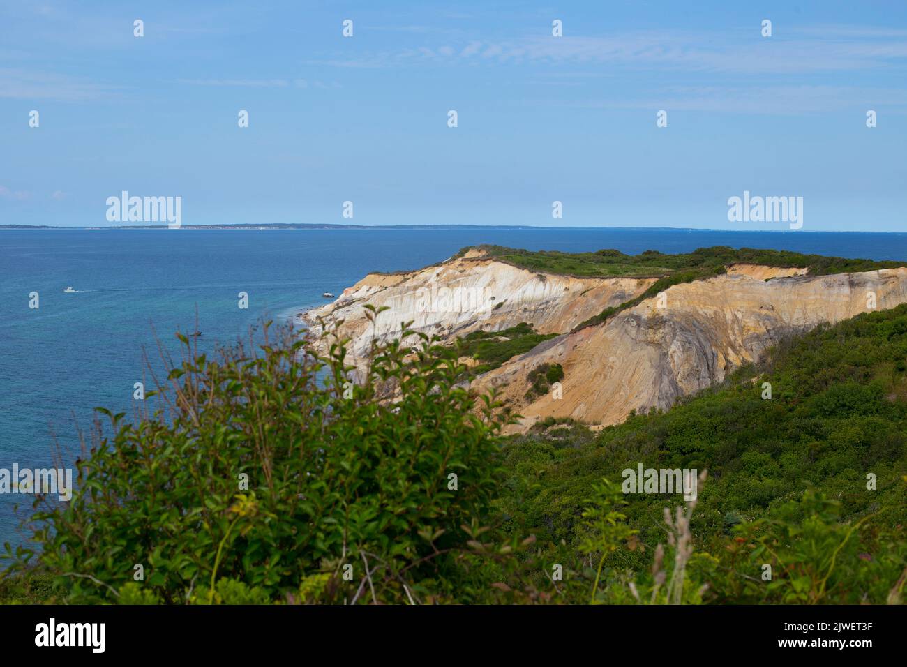 Gay Head Cliffs, a National Landmark, Acquinnah, Martha's Vineyard, ma Banque D'Images