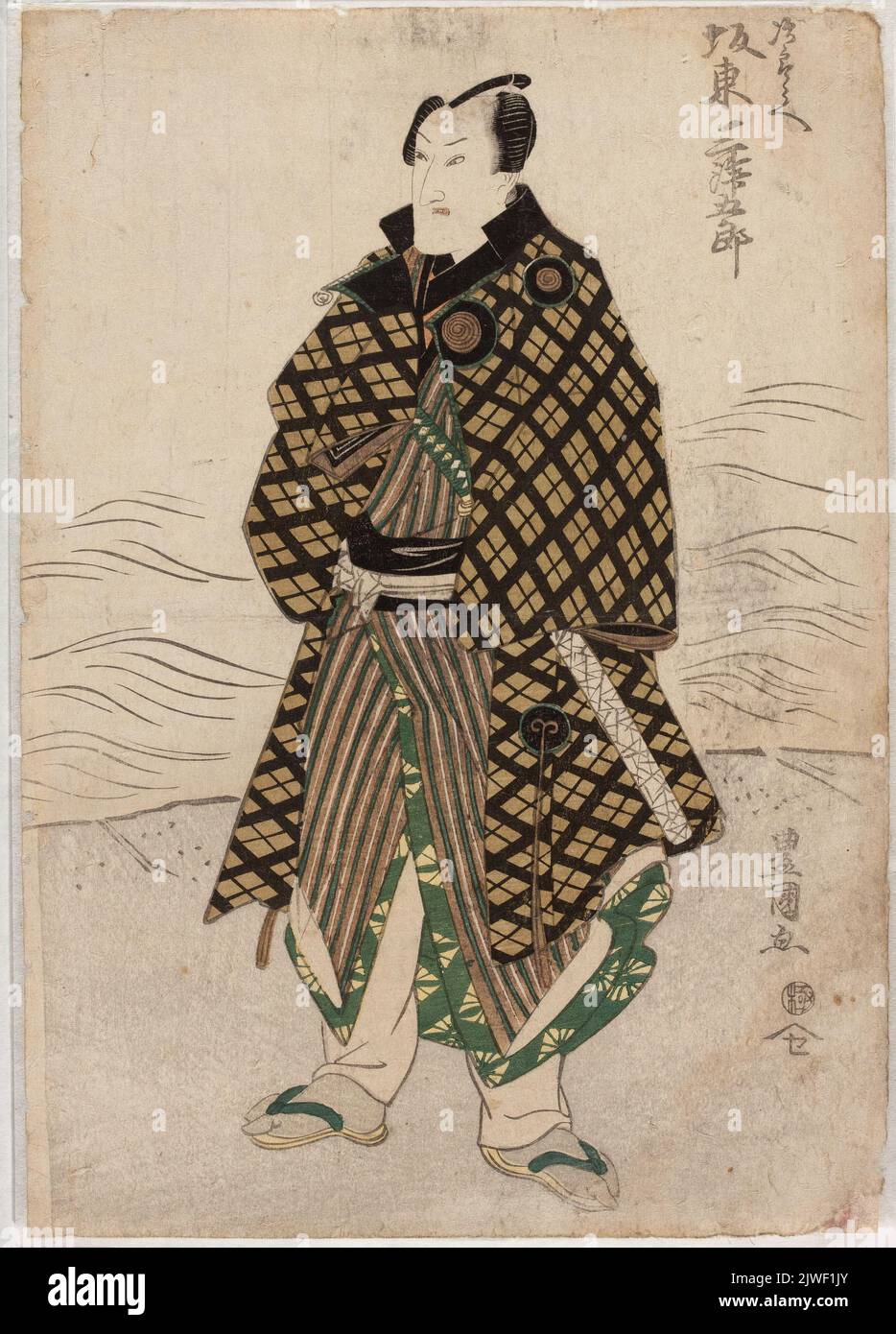 Acteur Bando Mitsugoro III Toyokuni, Utagawa (1769-1825), graphiste Banque D'Images