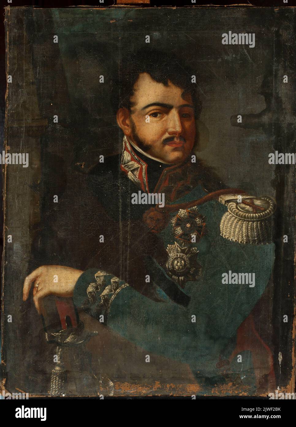 Lithographie Ancienne 1846 - Portrait Du Maréchal Józef Poniatowski - Authentique