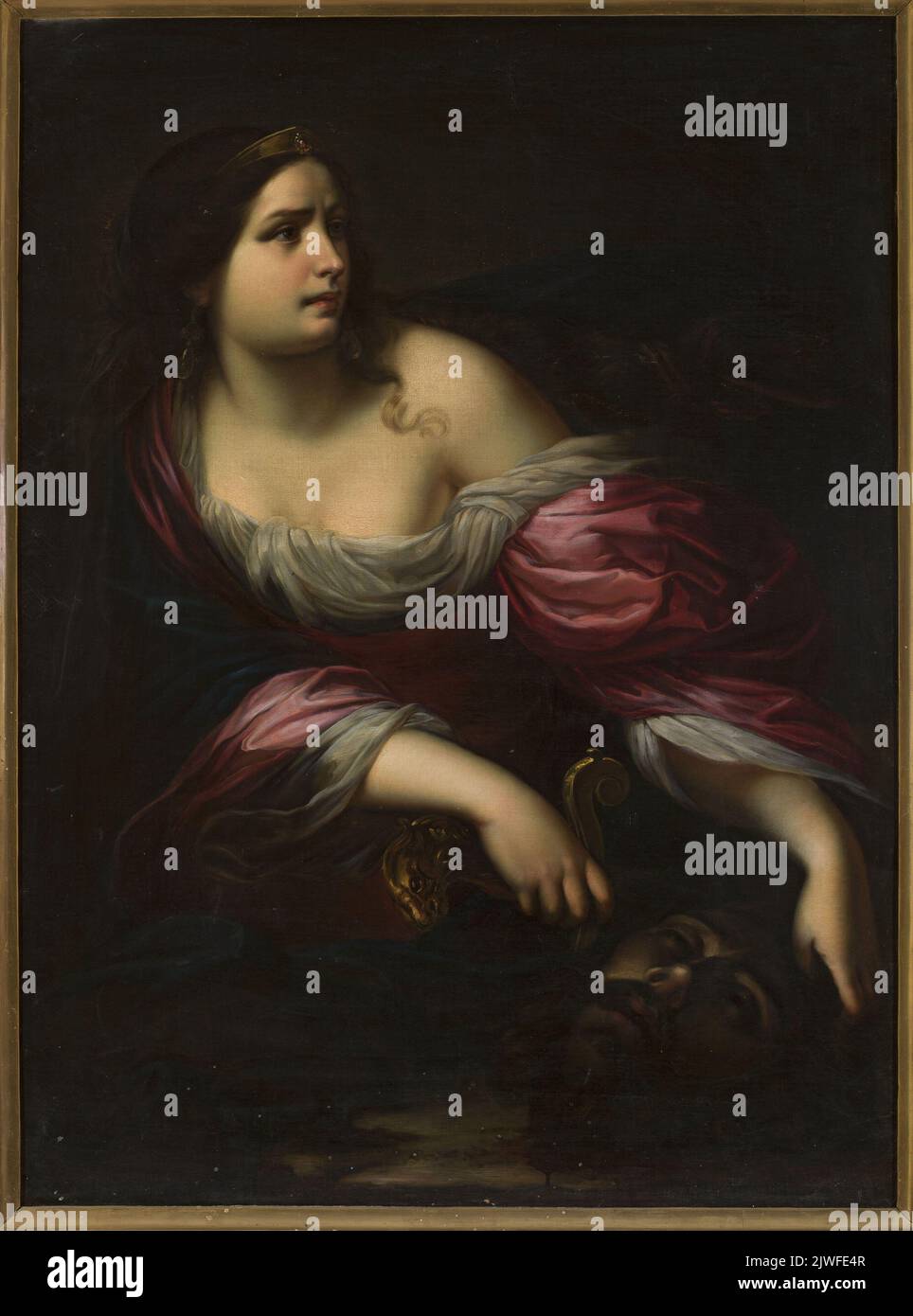 Judith avec la tête de Holofernes. Nuvolone, Carlo Francesco (1609-1662), peintre Banque D'Images