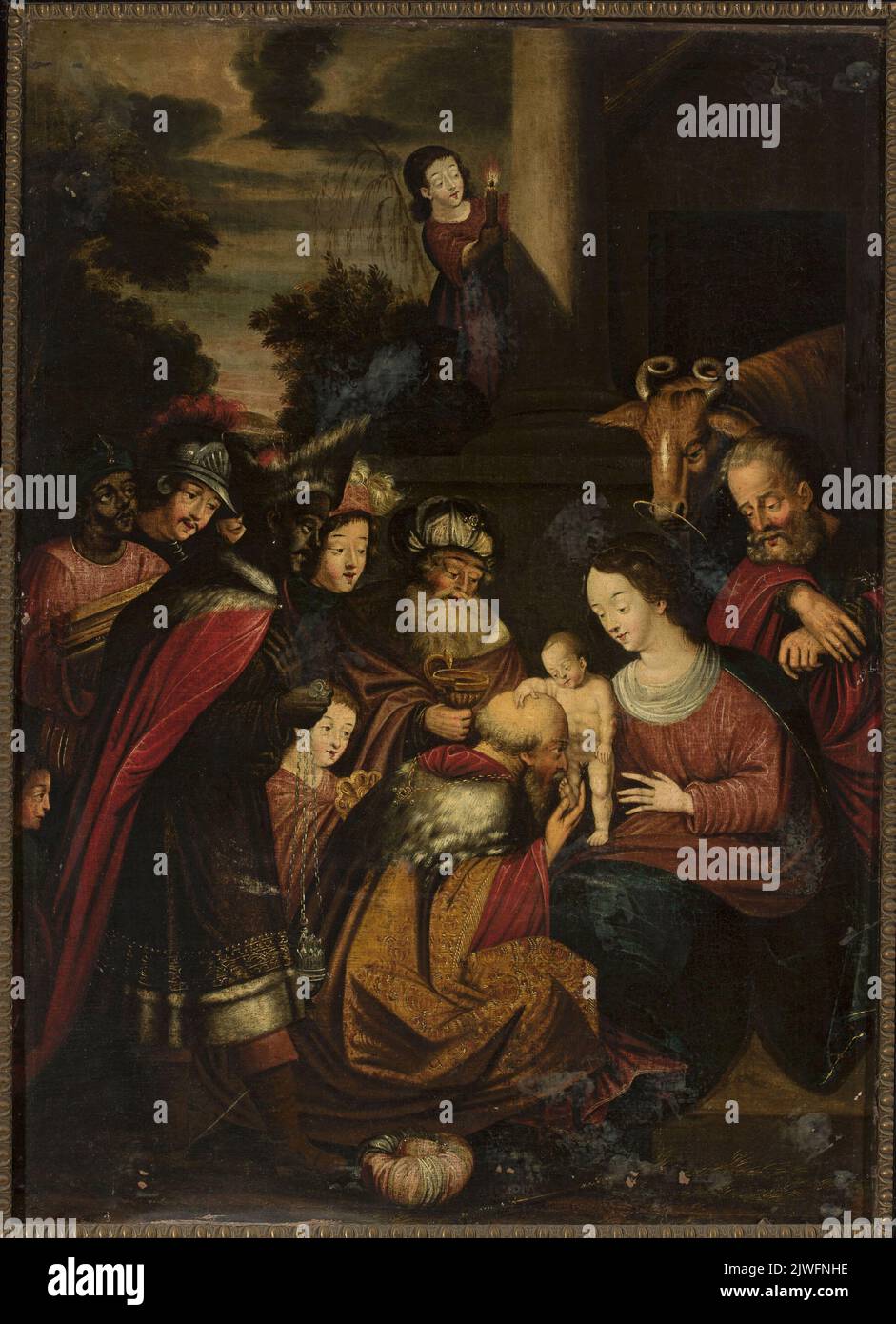 Adoration du Magi. Inconnu, peintre Banque D'Images