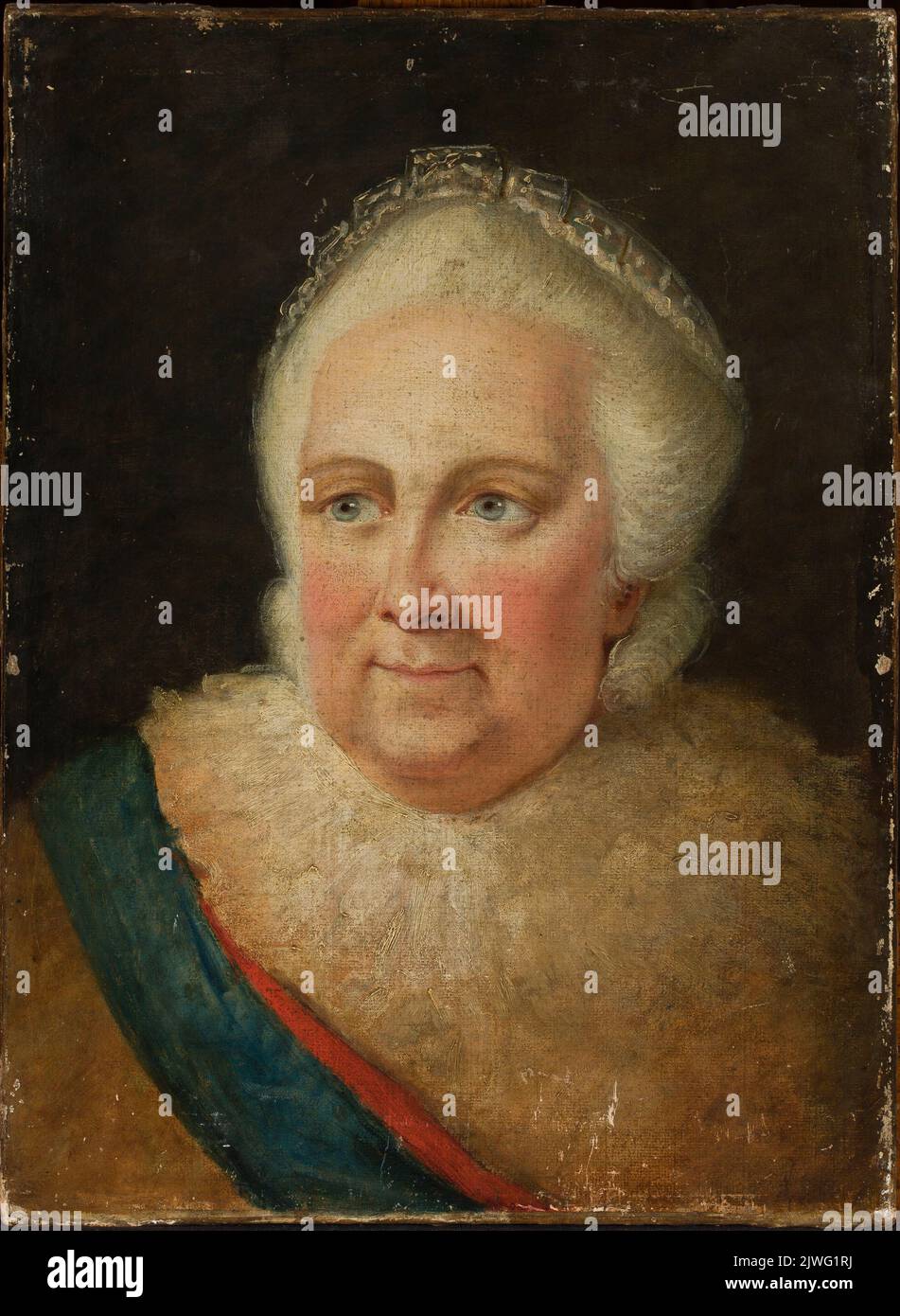 Portrait de Catherine II Vigée-Lebrun, Marie Elisabeth-Louise (1755-1842), peintre Banque D'Images