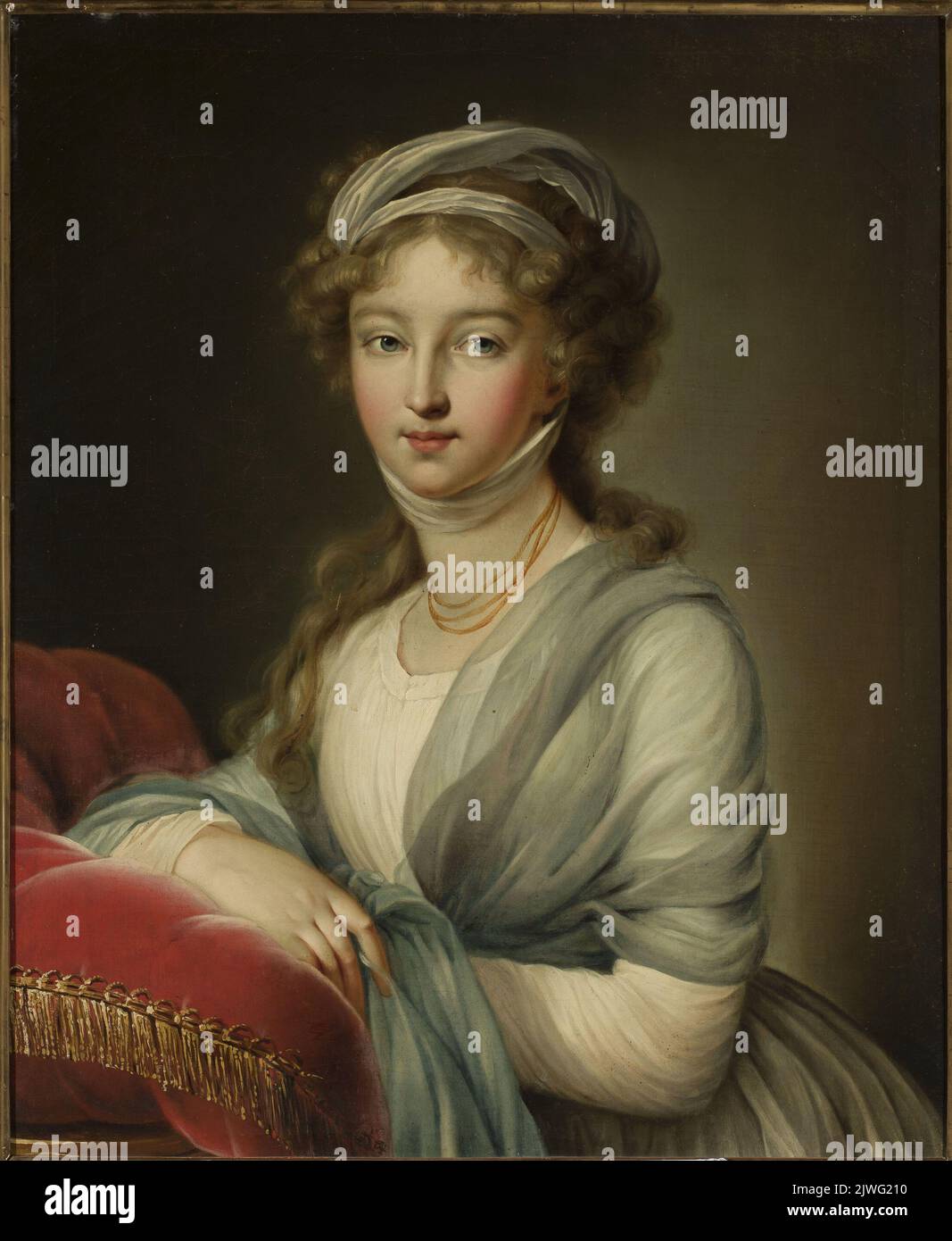 Portrait d'Elizabeth Alekseevna (1779-1826), épouse de Tsar Alexander I. Vigée-Lebrun, Marie Elisabeth-Louise (1755-1842), peintre Banque D'Images