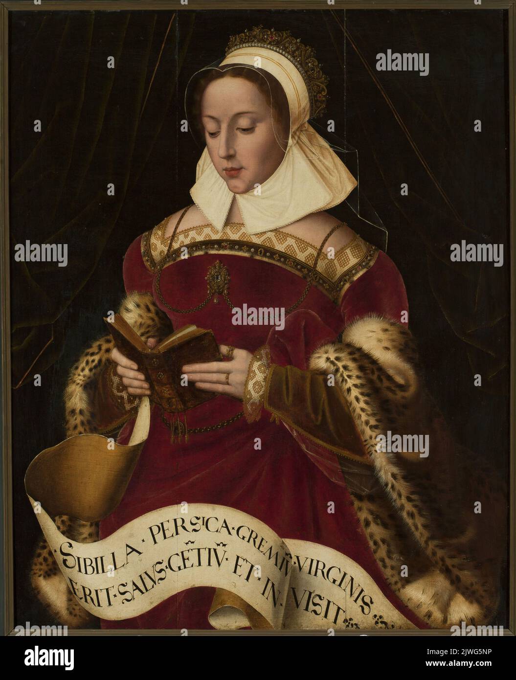 Sybil perse. Benson, Ambrosius (vers 1495-1550), peintre Banque D'Images