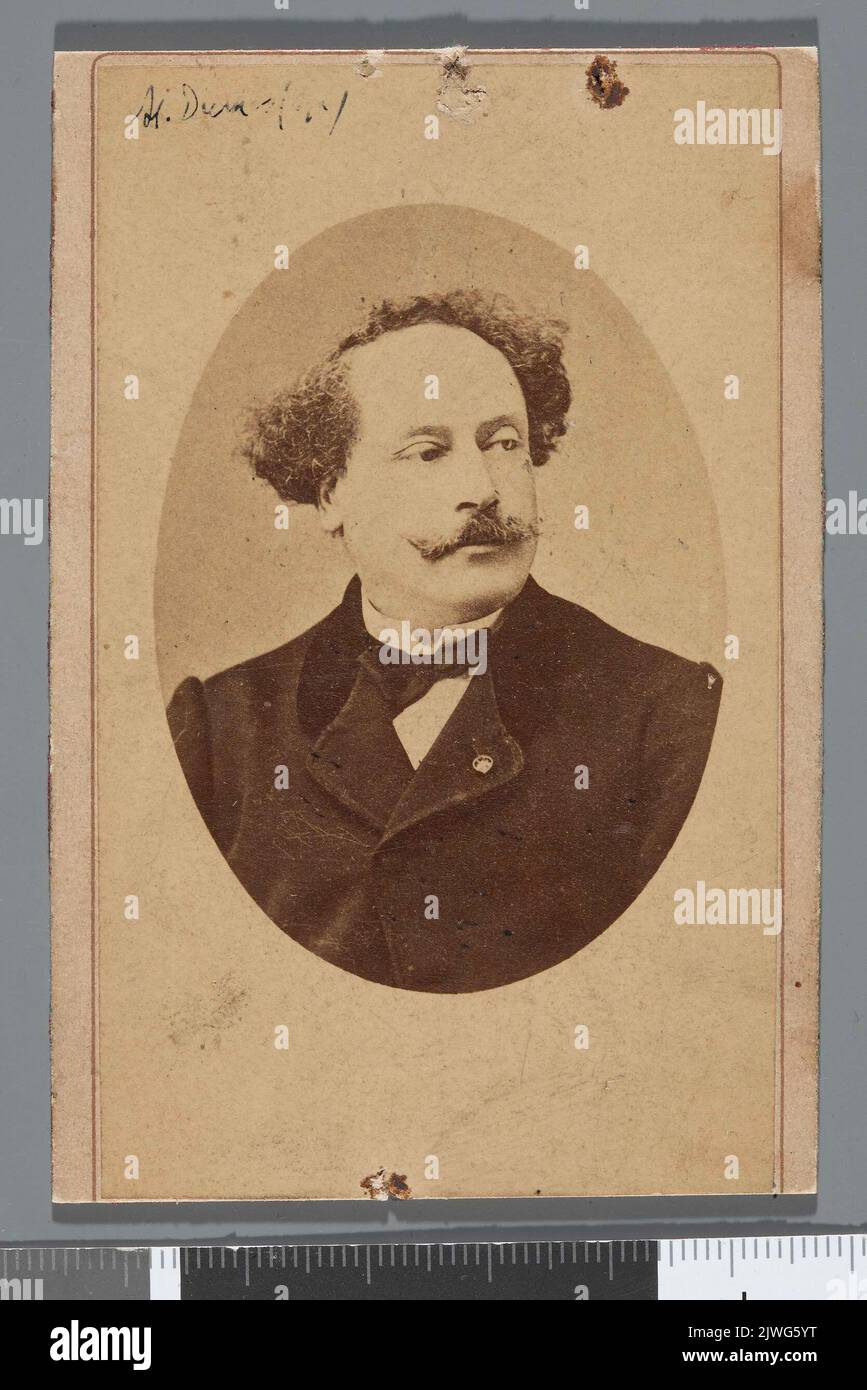 Portrait d'Aleksandre Dumas, fils (1824-1895), romancier et dramaturge français (buste). Inconnu, photographe Banque D'Images