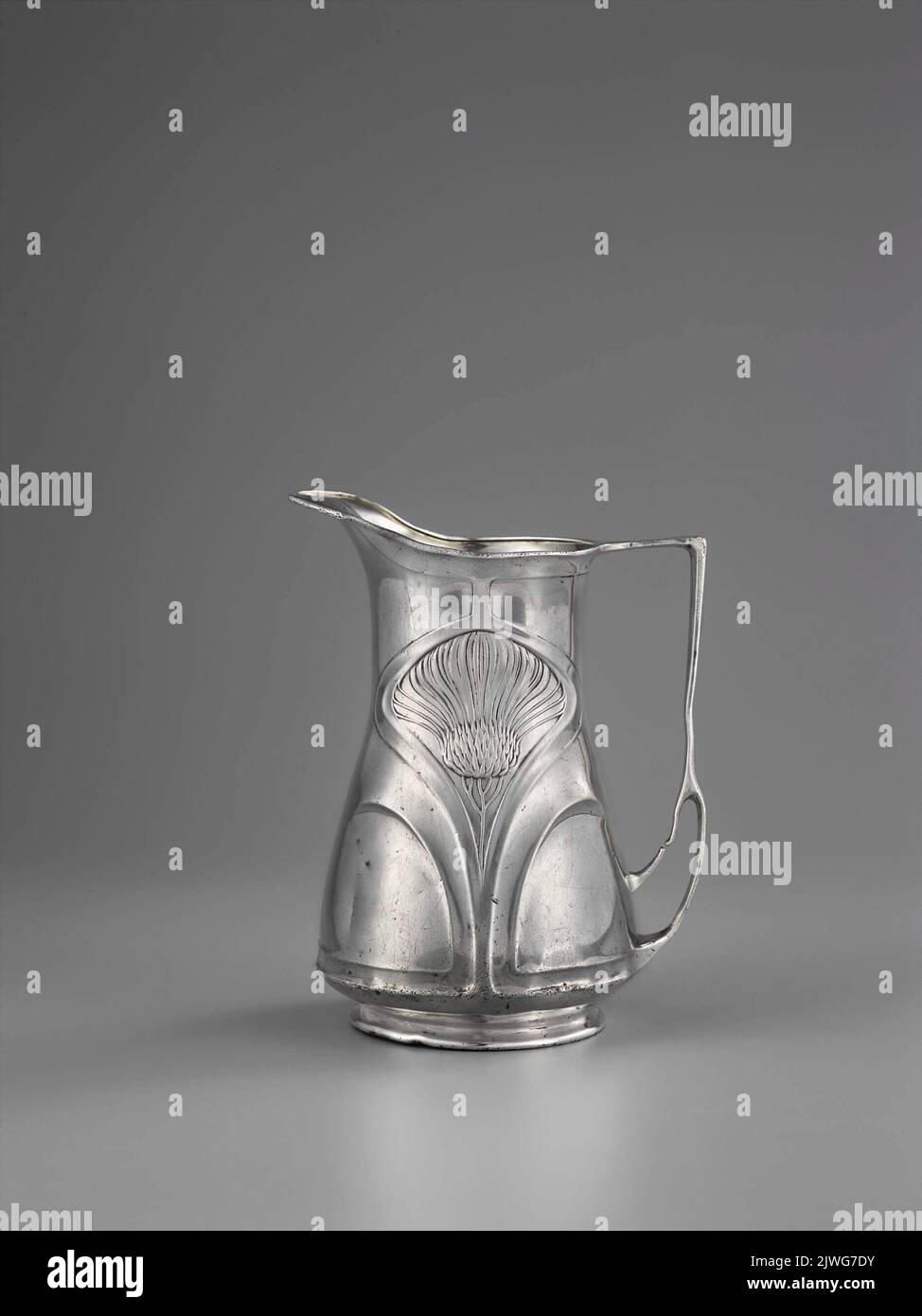 Pot à lait Art nouveau. Orivit AG (Kolonia ; wytwórnia złotnicza ; 1894-1905 ; 1906-1914), auteur Banque D'Images