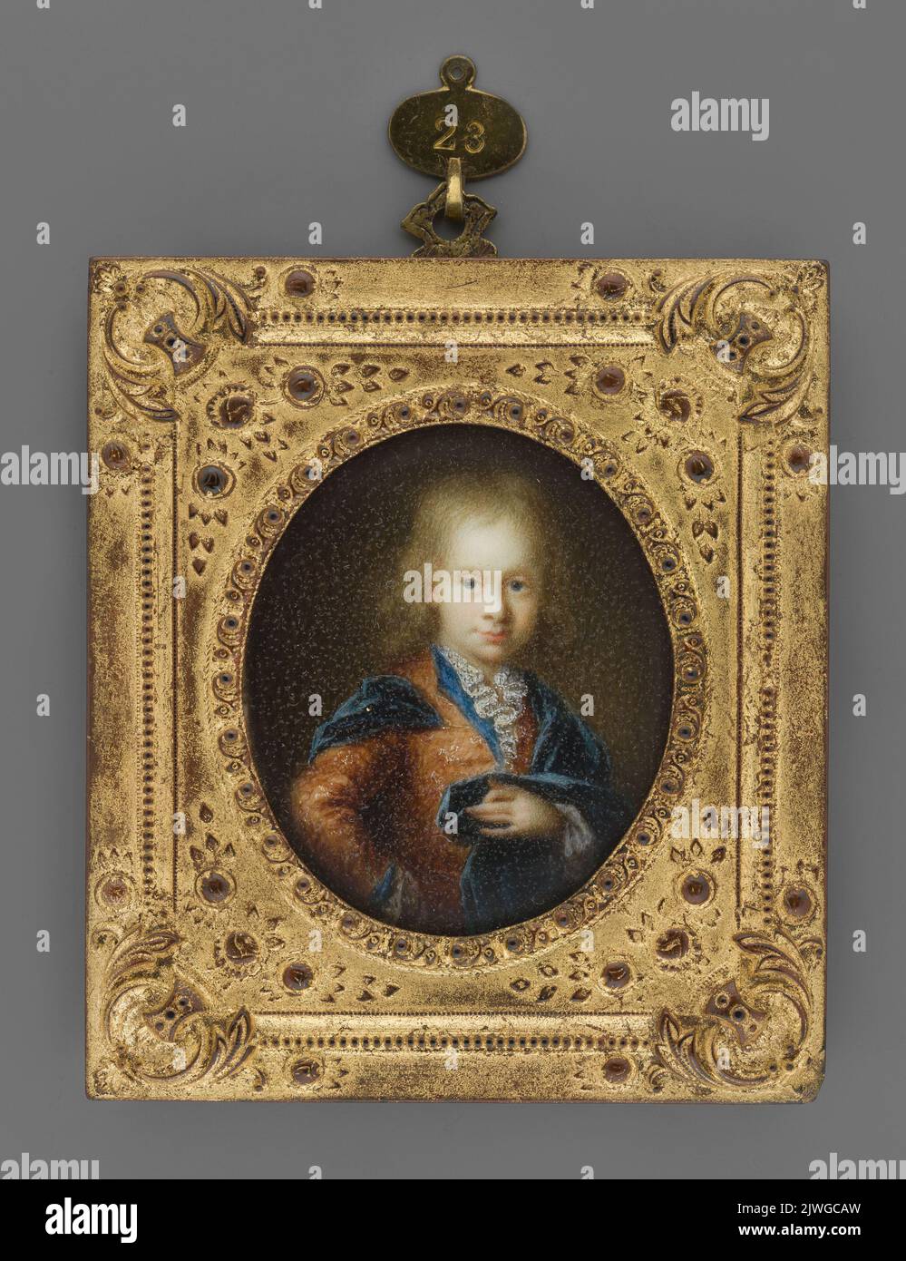 Ludwik VIII (1691-1768), Landgraf von Hessen-Darmstadt jako dziecko. Boonen, Arnold van (1669 - 1729), peintre, Horst, Wilhelm (1809-1852), peintre Banque D'Images