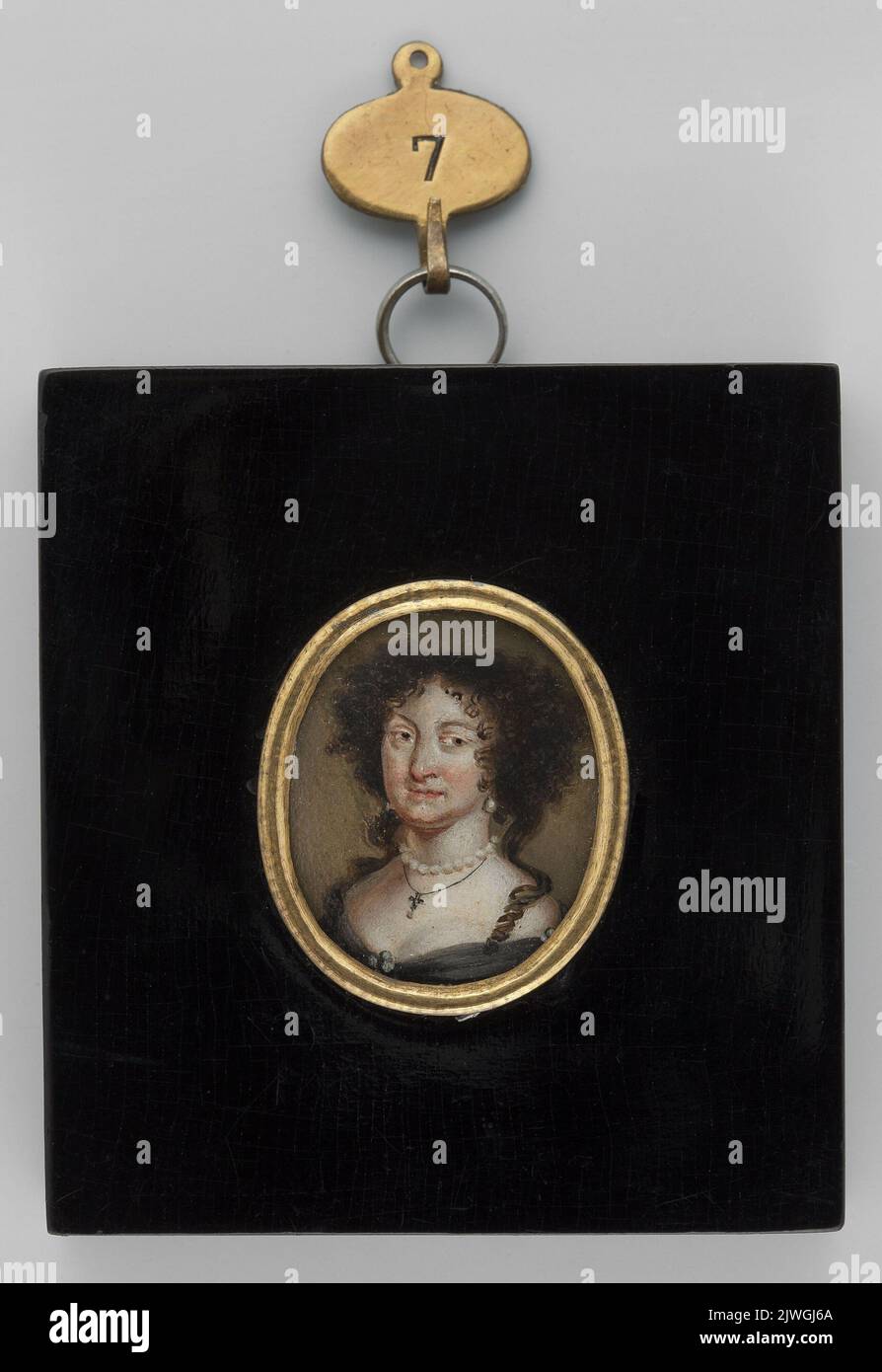 Elżbieta Dorota Sachsen GothaElisabeth Dorothea von Sachsen Gotha-Altenburg (1640-1709), druga żona Ludwika VI Landgrafa von Hessen-Darmstadt. Inconnu, peintre Banque D'Images