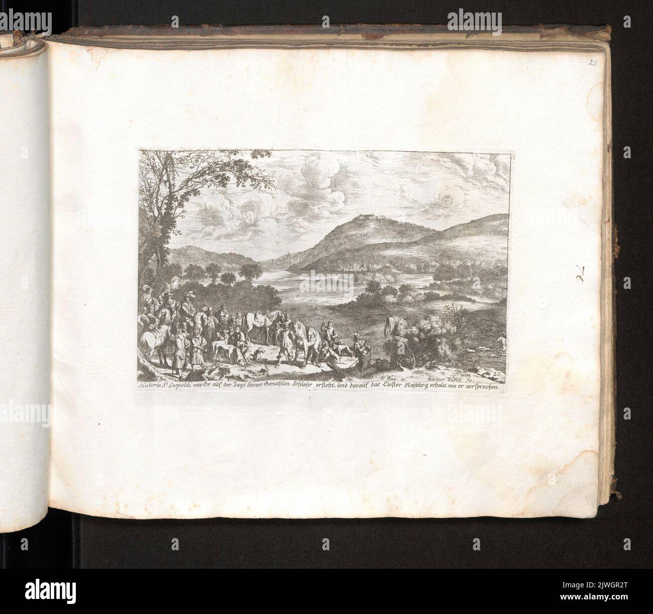 Betrieb einer Schleijr ersicht, und Betrieb einer, insbesonischen, insbesonische, insbesonische, die der verkaufen. Küsel, Melchior I (1626-1683), graphiste, Baur, Johann Wilhelm (1607-1642), artiste graphique Banque D'Images