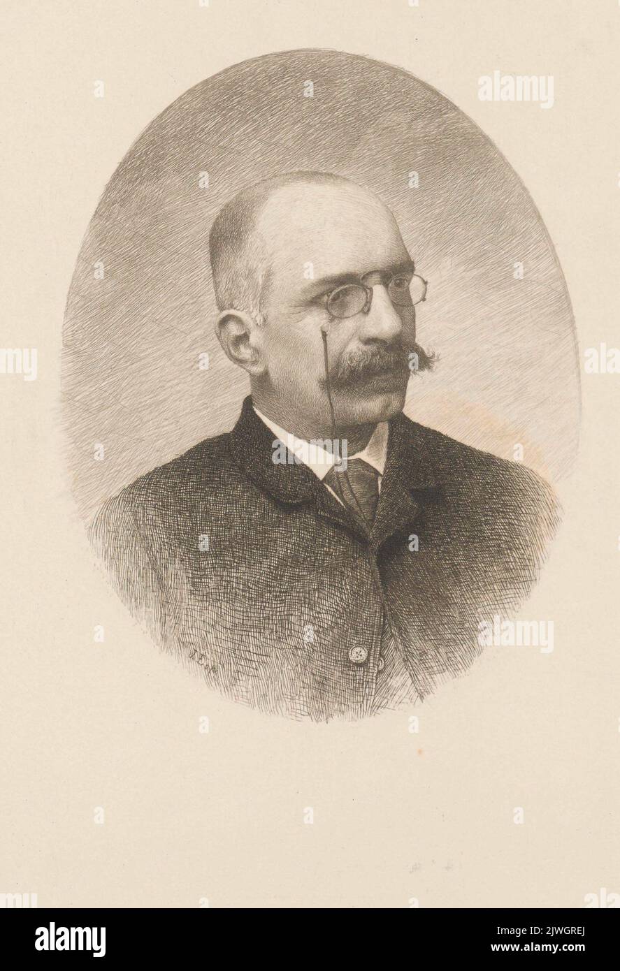 OPortrait d'Eustache Sanguszko. Łopieński, Ignacy (1865-1941), graphiste Banque D'Images