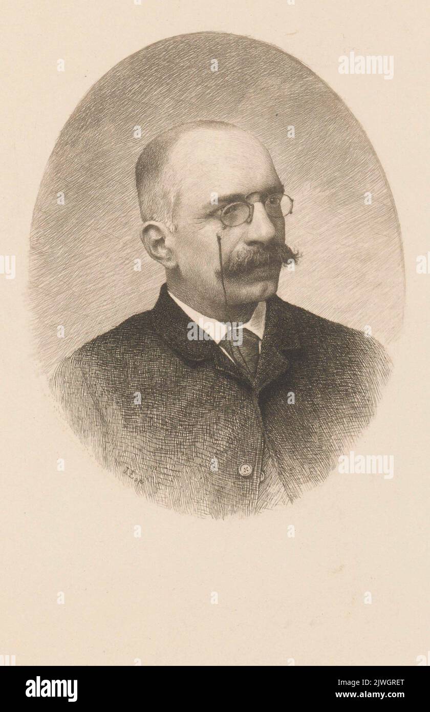 Portrait de Eustache Sanguszko. Łopieński, Ignacy (1865-1941), graphiste Banque D'Images
